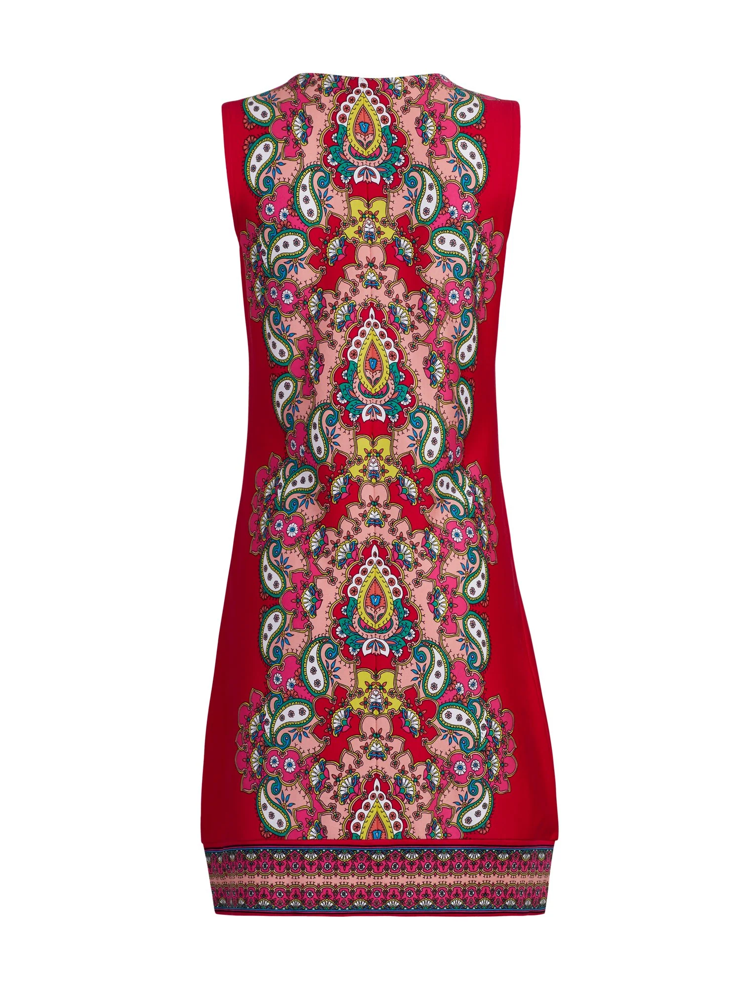 Mixed-Print Shift Dress - Image 7