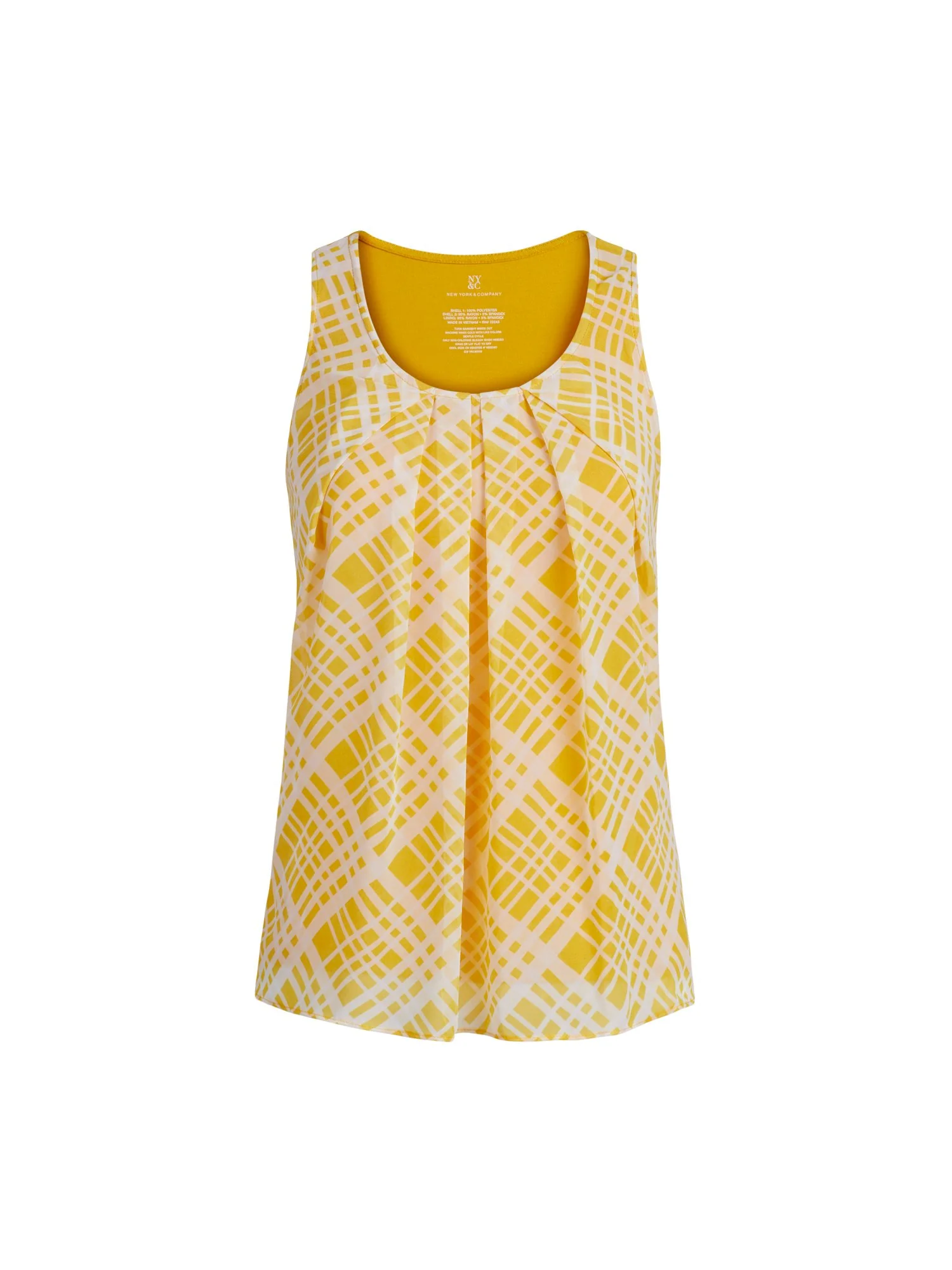 Mixed-Print Sleeveless Top - Image 9
