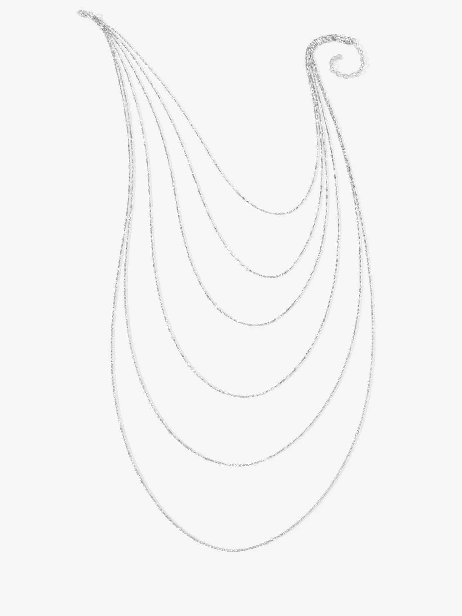 Multi-Layer Box Chain Necklace - Image 5
