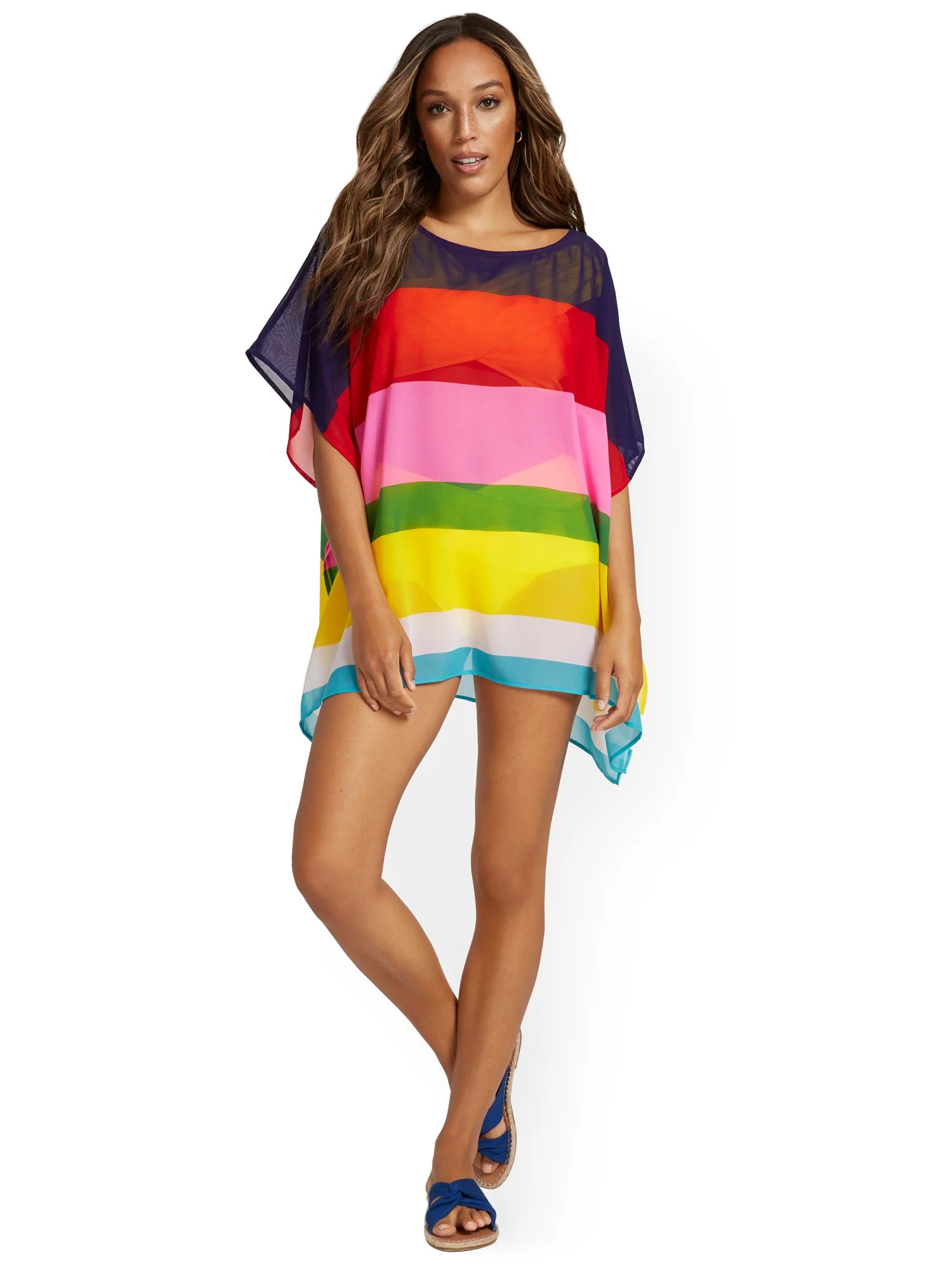 Multicolor Coverup - NY&C Swimwear