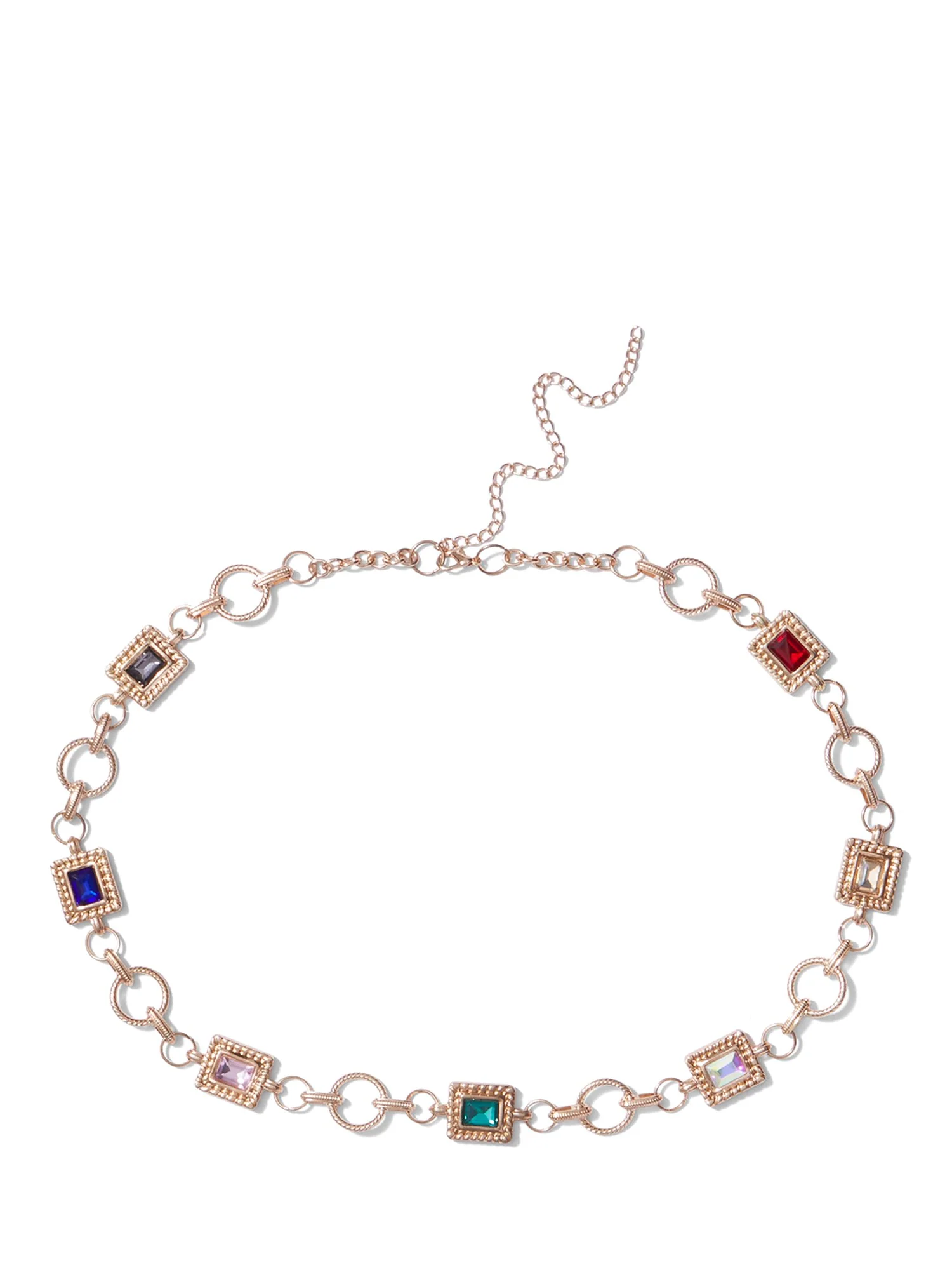 Multicolor Gemstone Belt