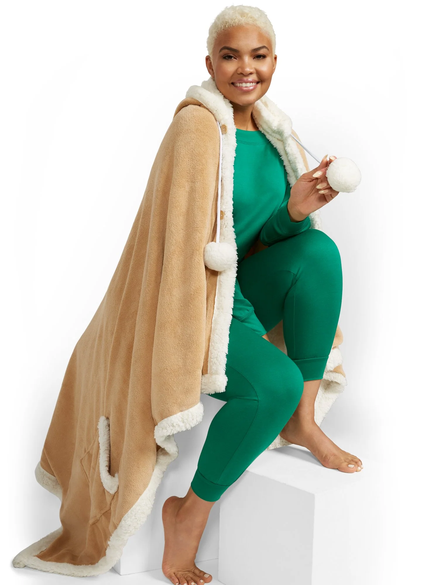 Nava Ultra Plush Snuggle Hoodie Robe - NY&C x Chic Home - Image 7