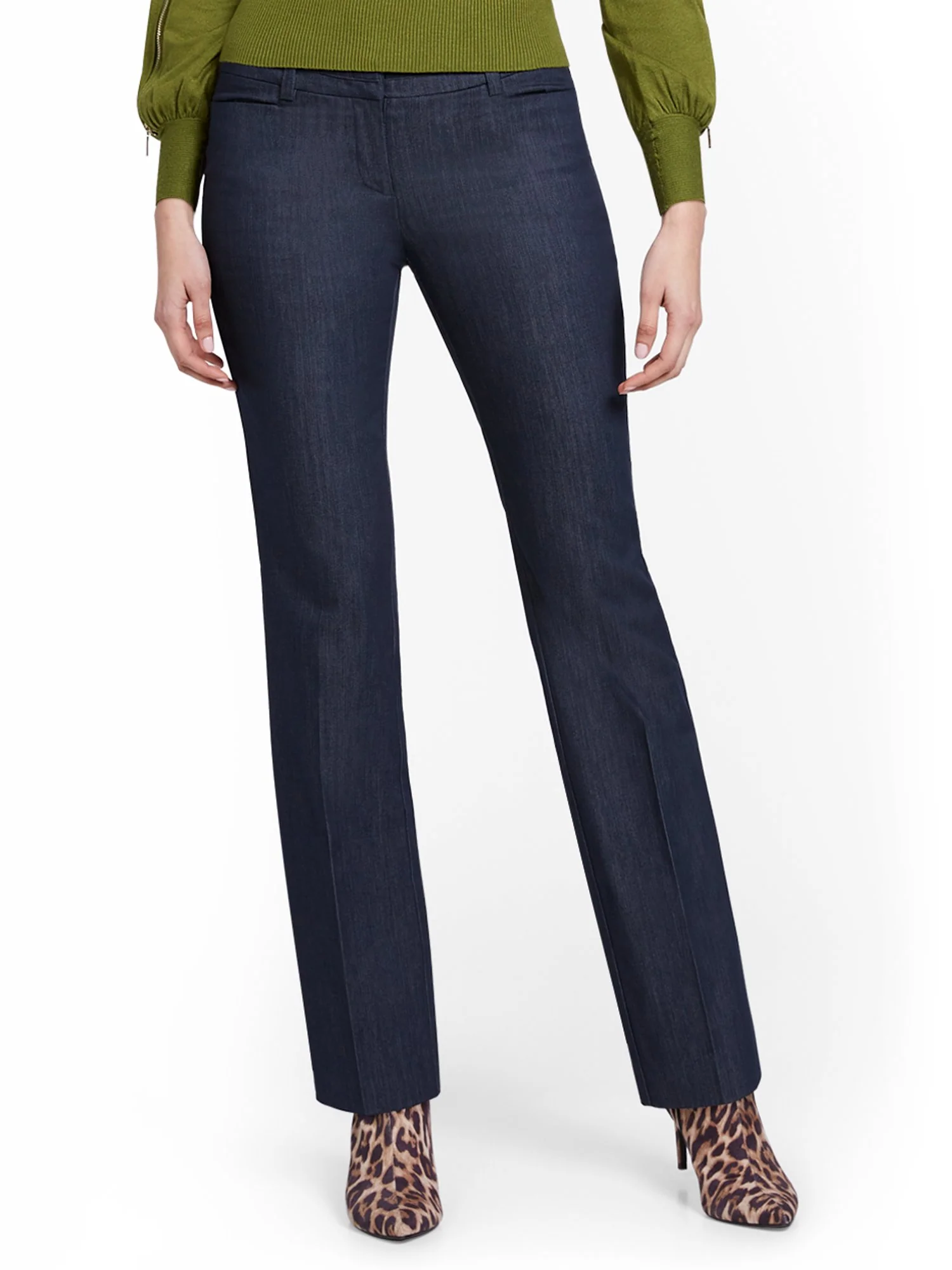 Navy Straight-Leg Pant - Image 2
