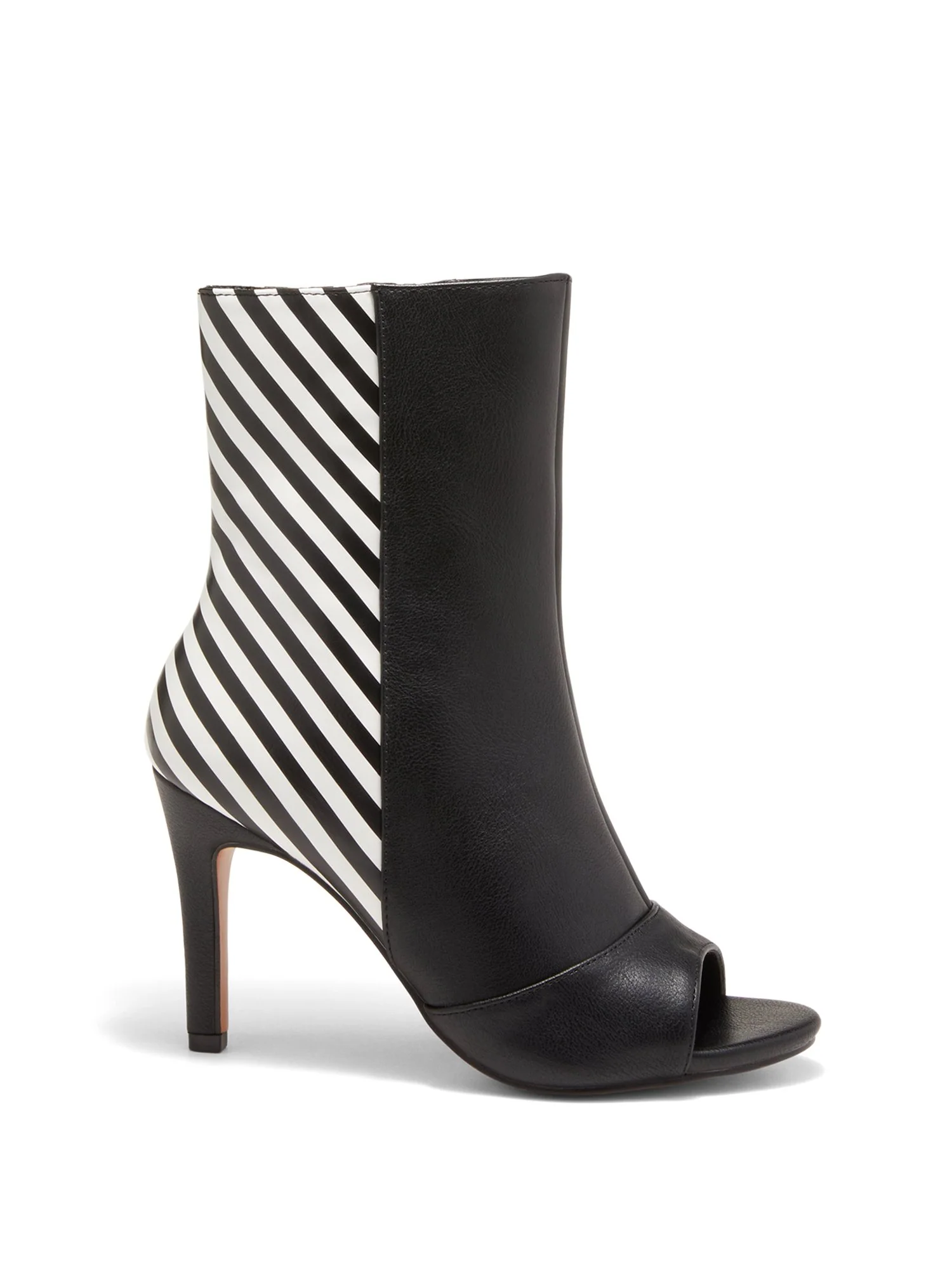 Nola Peep-Toe Bootie - Striped - Image 3