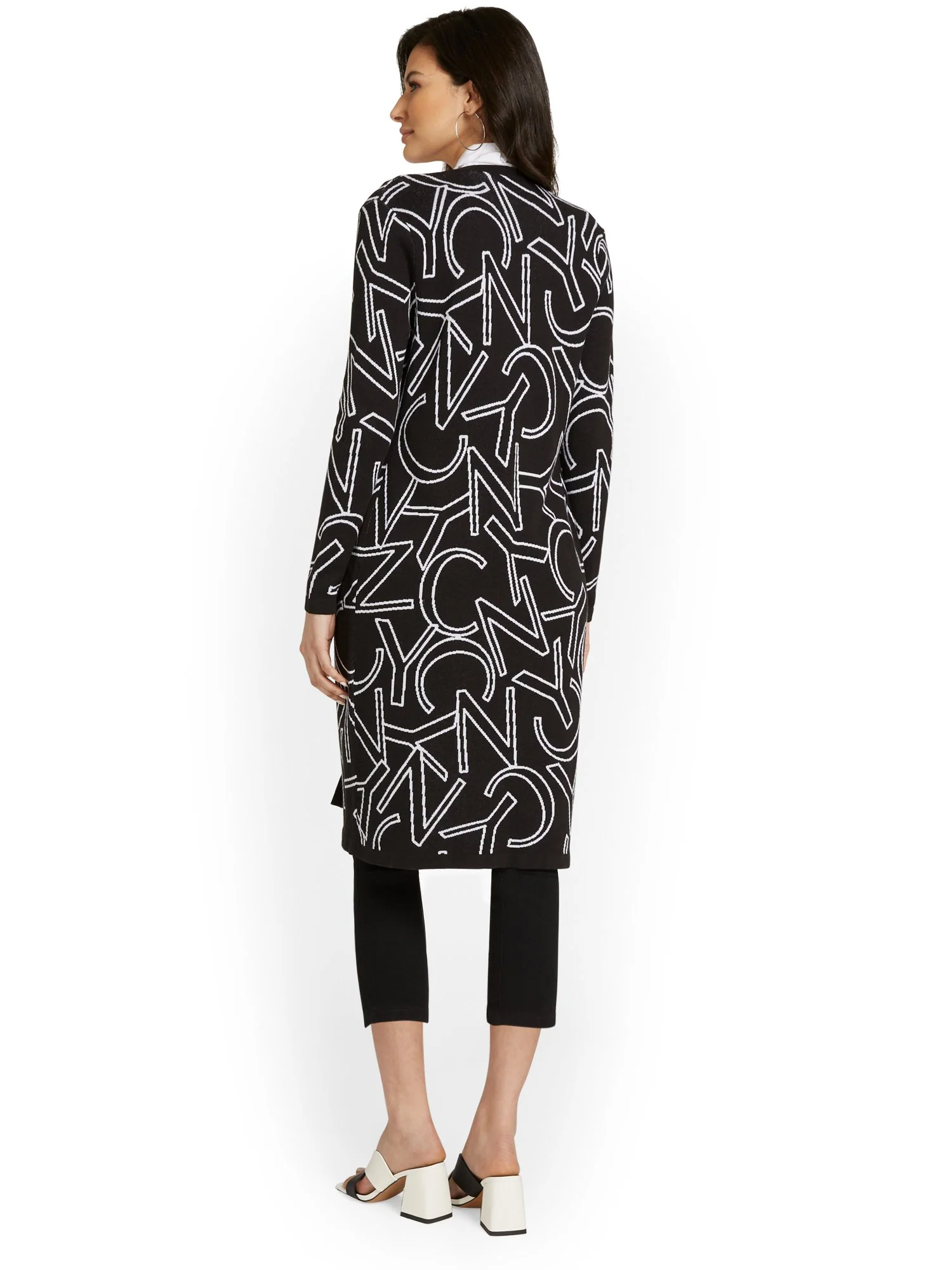 NYC-Print Cardigan - Image 3