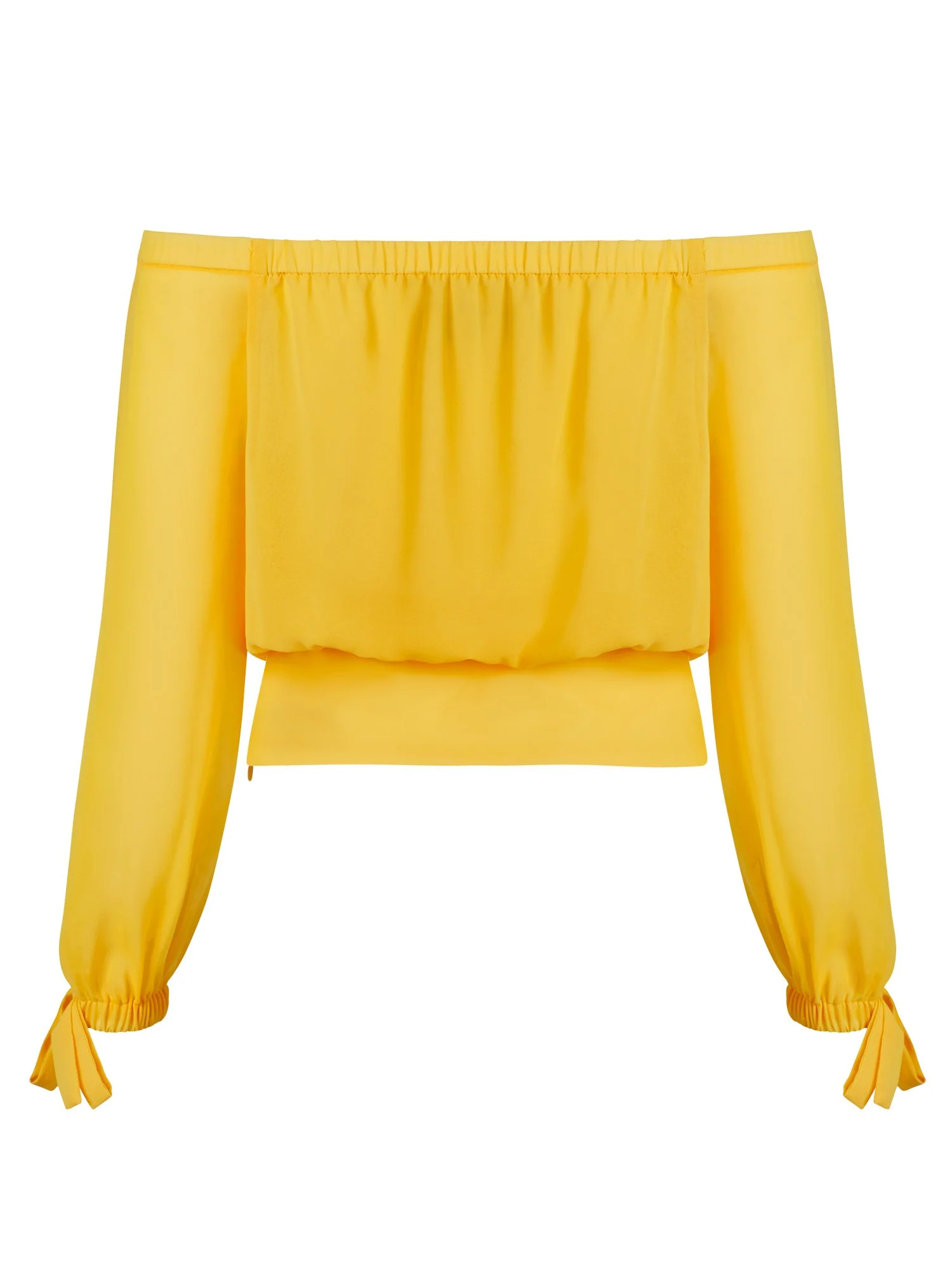 Off-Shoulder Long-Sleeved Blouse - Image 3
