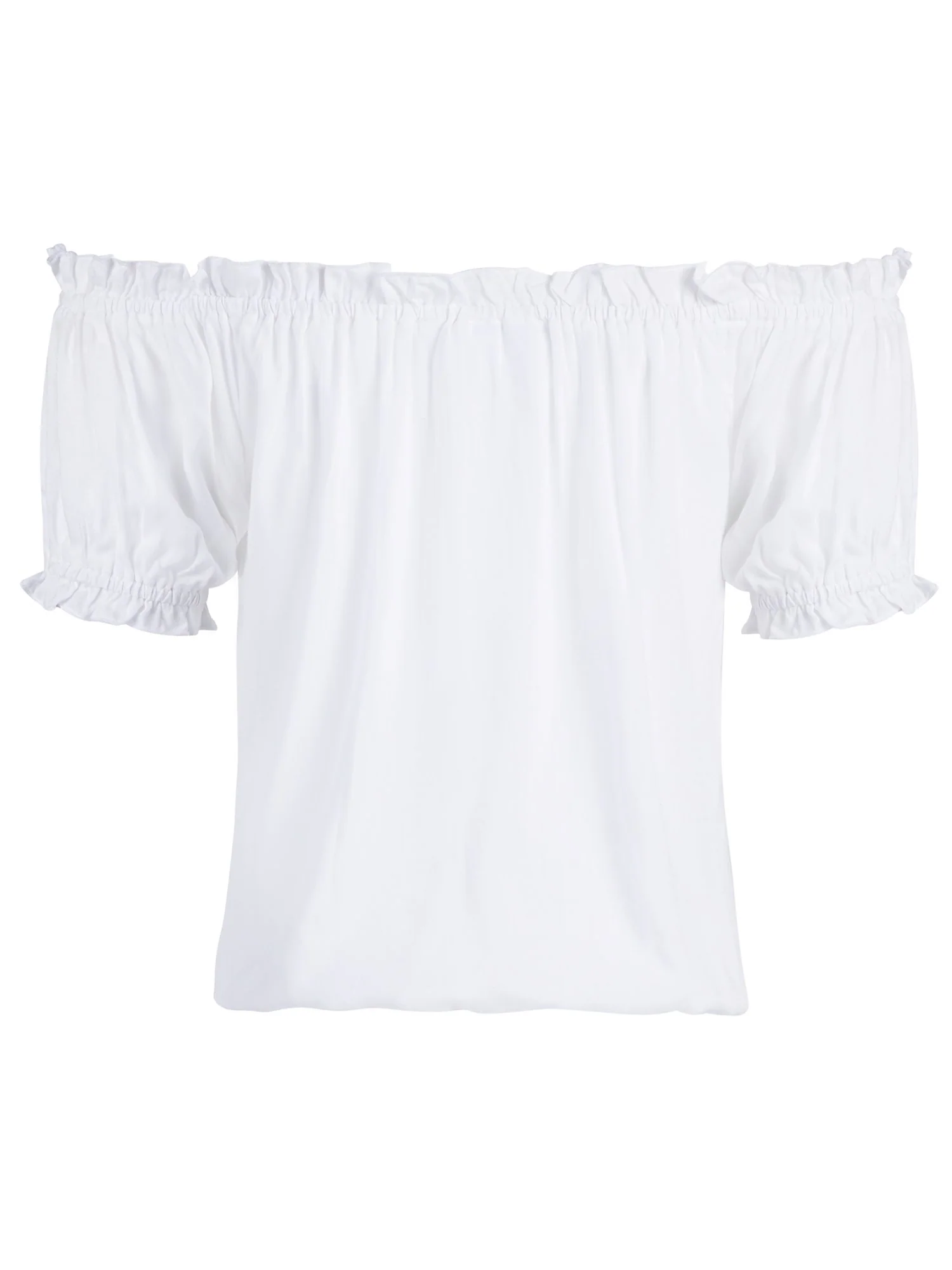 Off-The-Shoulder Button-Front Top - Image 3