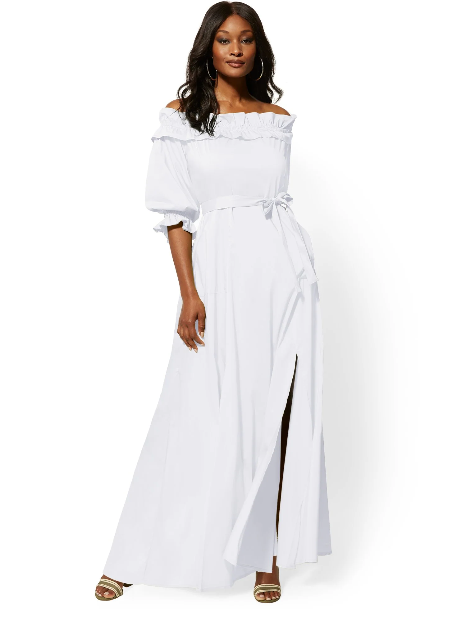 Off-The-Shoulder Maxi Dress - Image 2