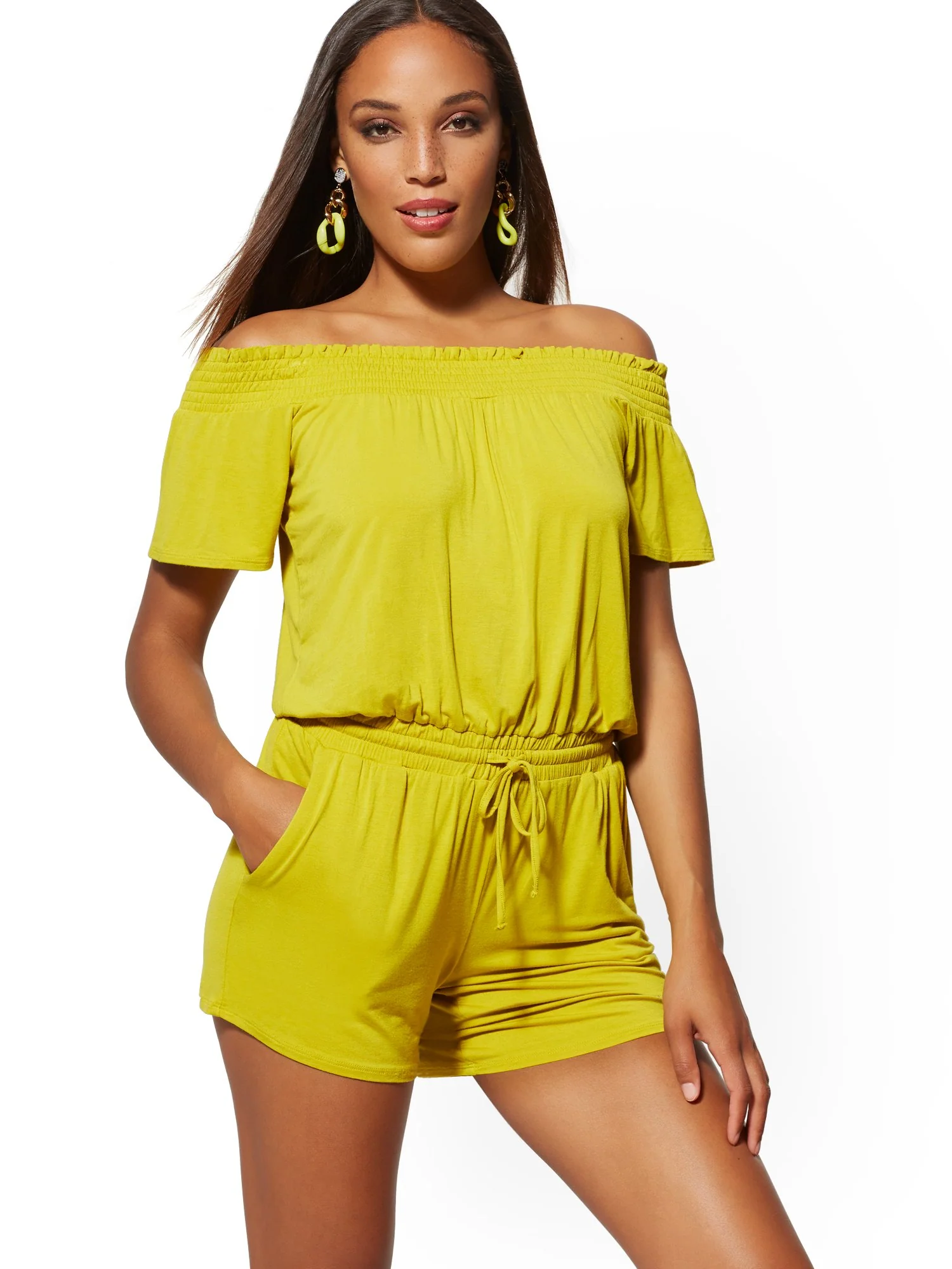 Off-The-Shoulder Romper - Image 6
