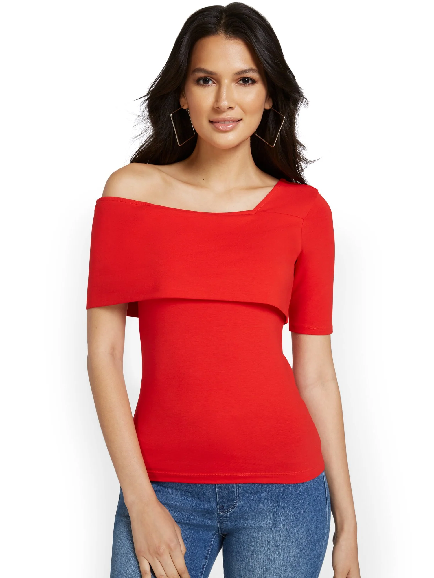 One-Shoulder City Tee - Image 5