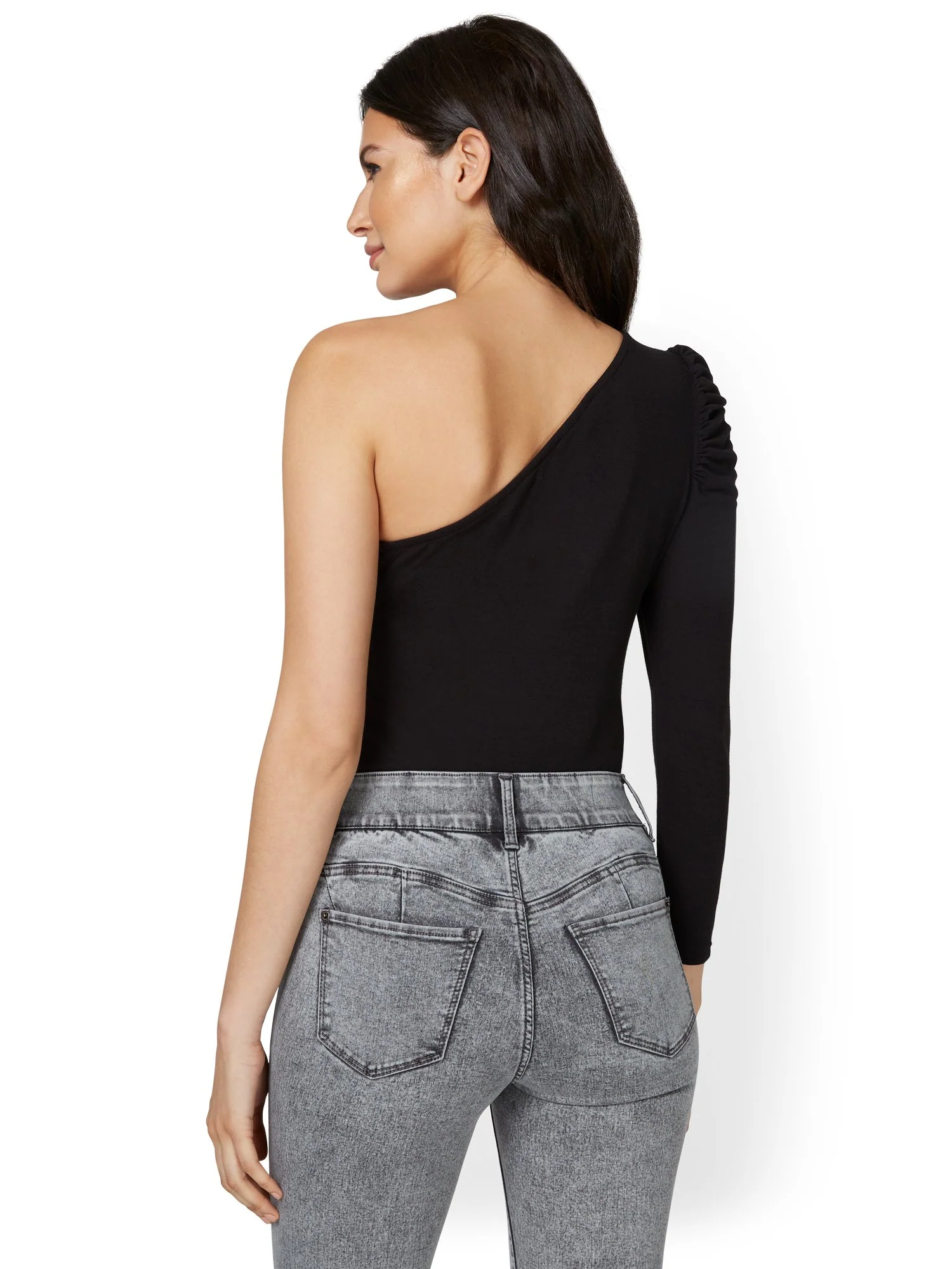 One-Shoulder Puff Bodysuit - Image 3