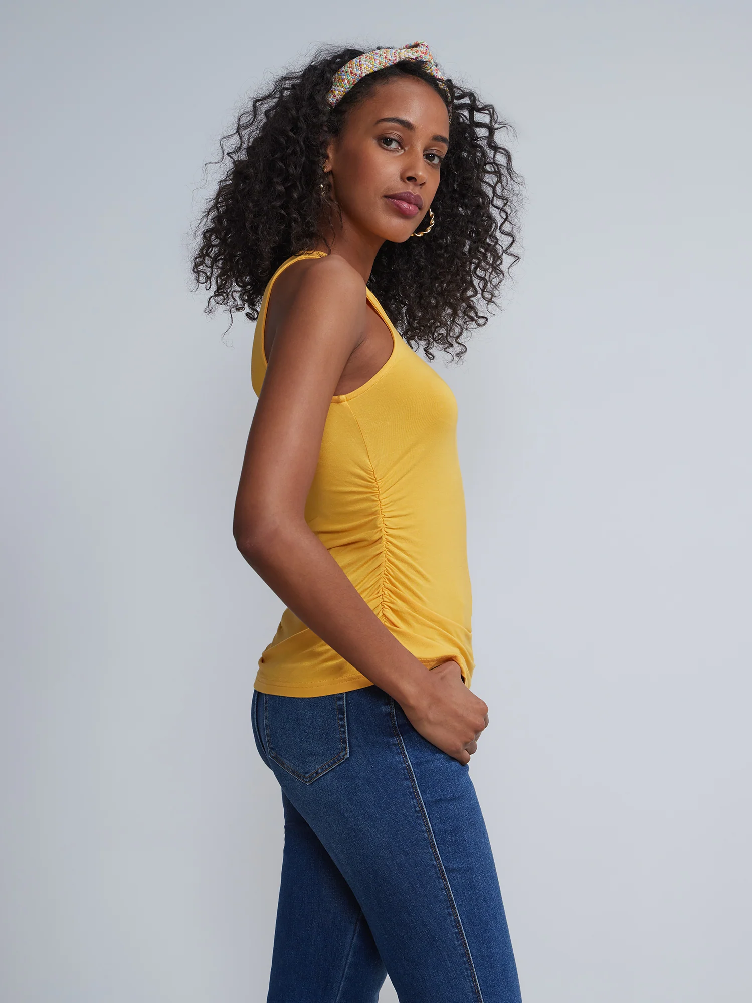 One Shoulder Ruched Top - Image 7