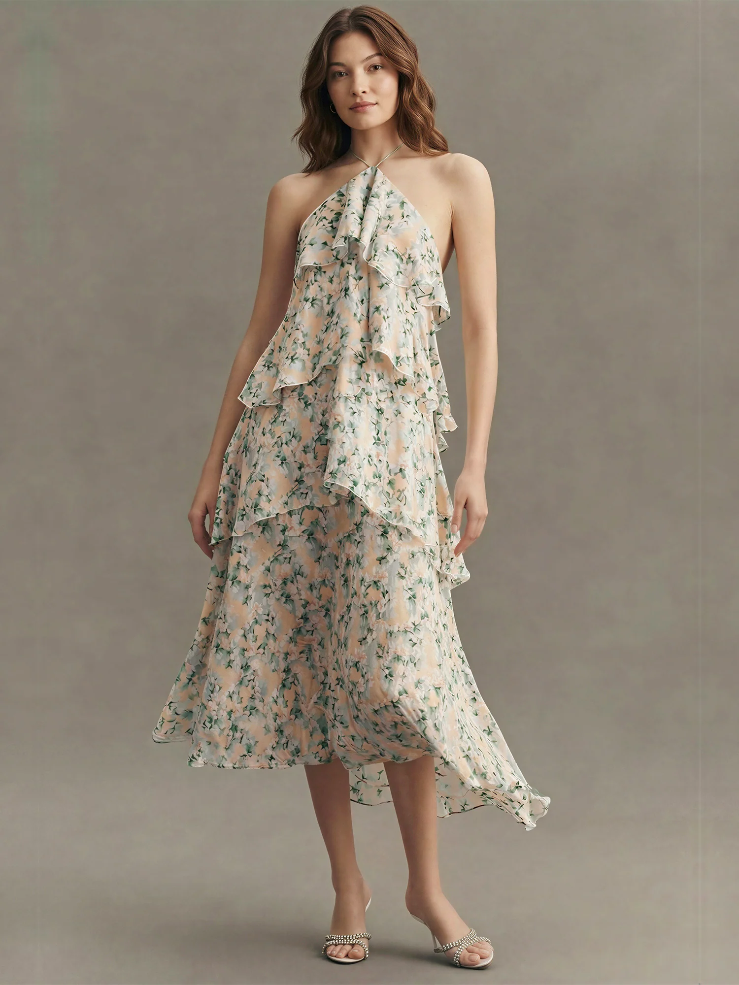 Opal Floral Tiered Maxi Dress
