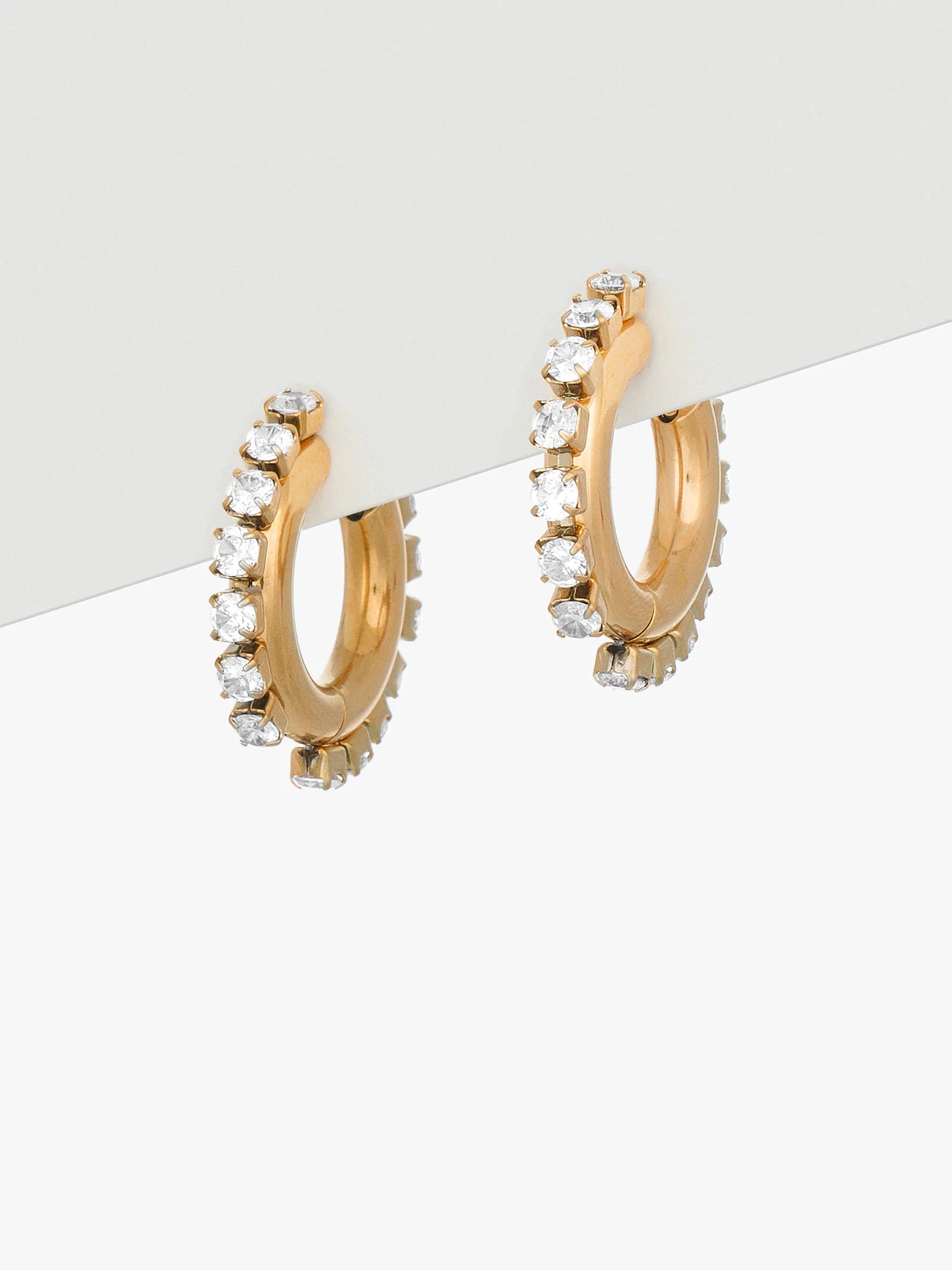 Simone The Label Open CZ Hoop Earrings - Brands We Love - Image 2
