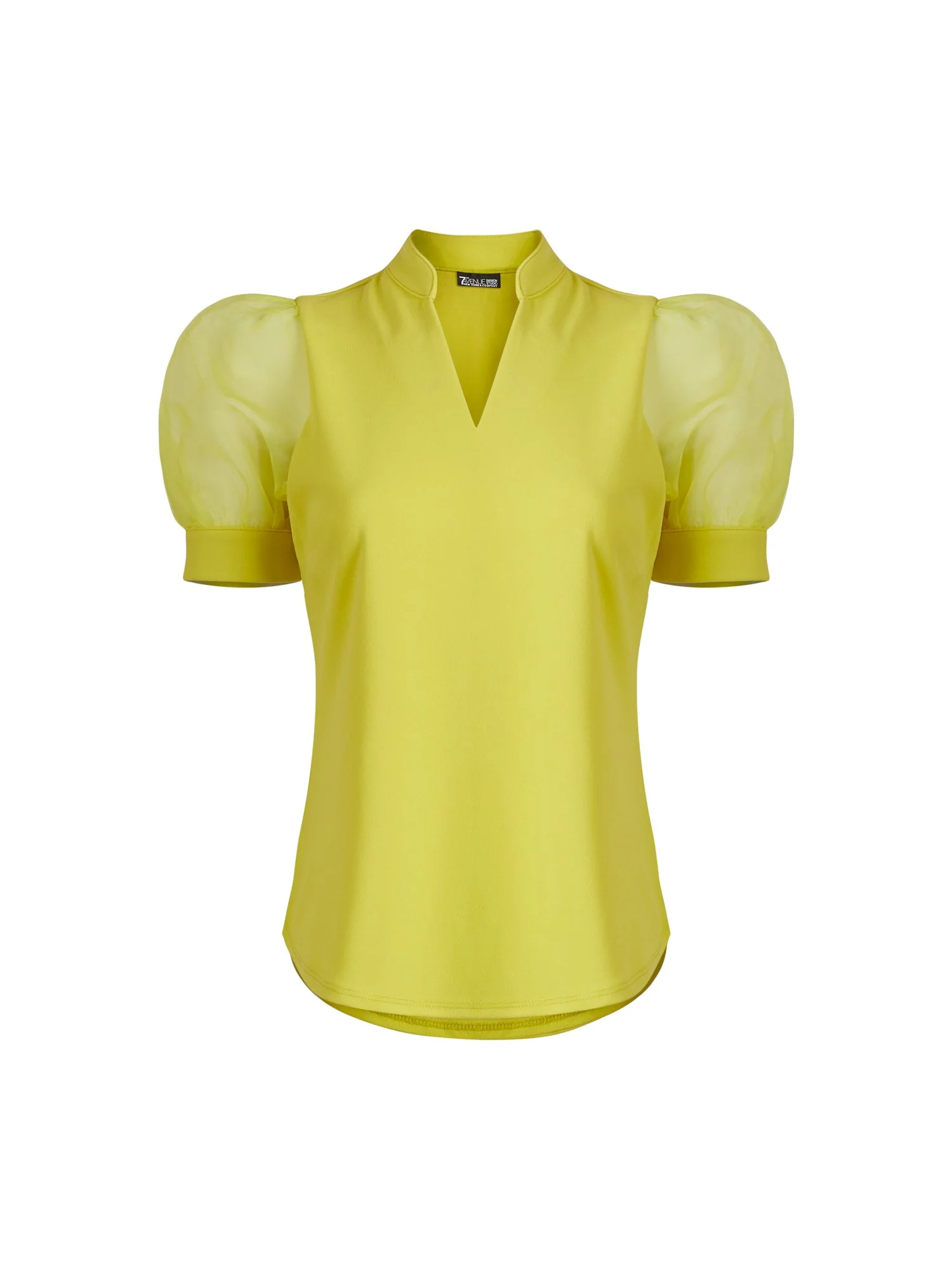 Organza Puff-Sleeve Top - 7th Avenue - Image 11