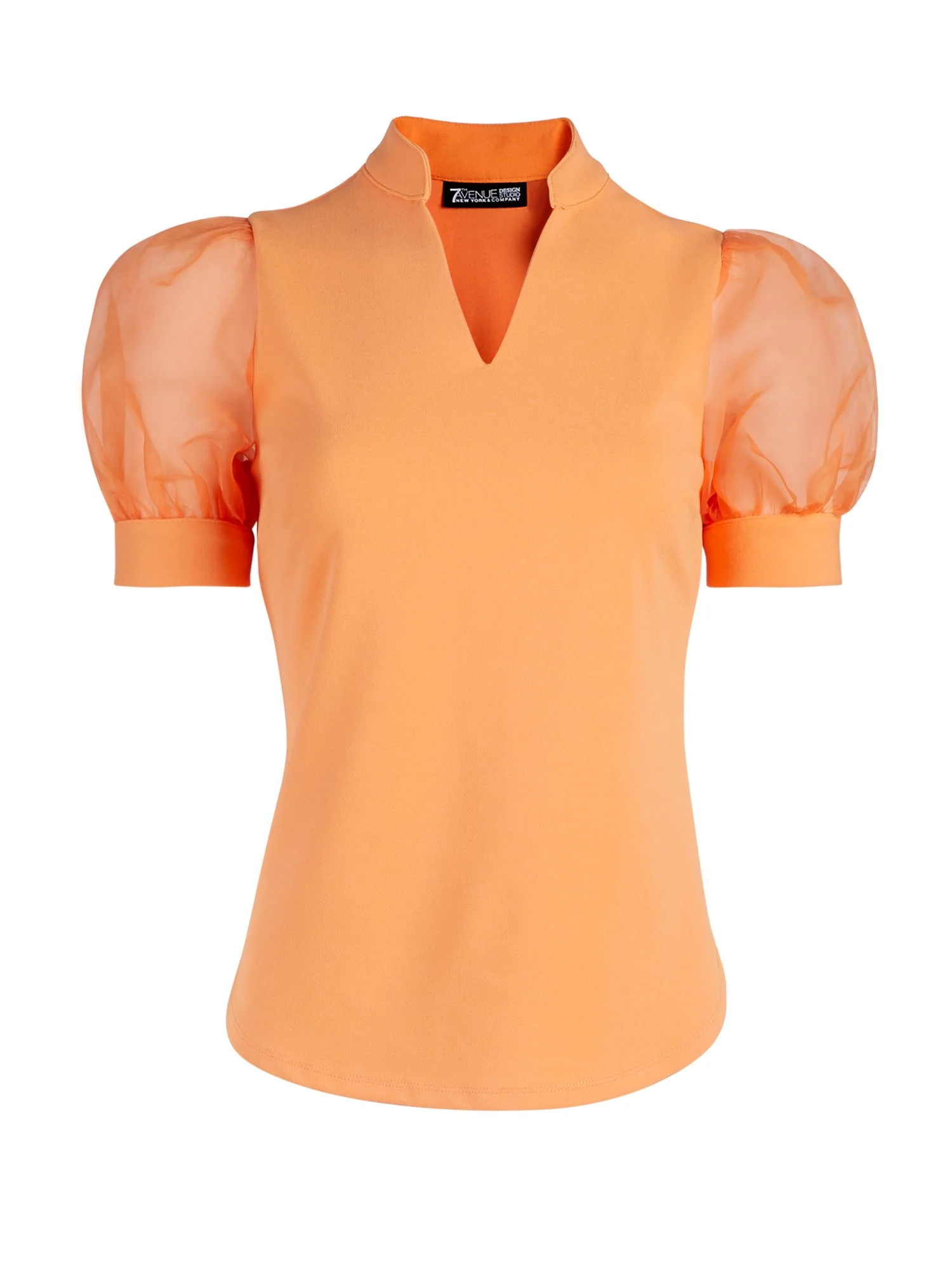 Organza Puff-Sleeve Top - 7th Avenue - Image 7