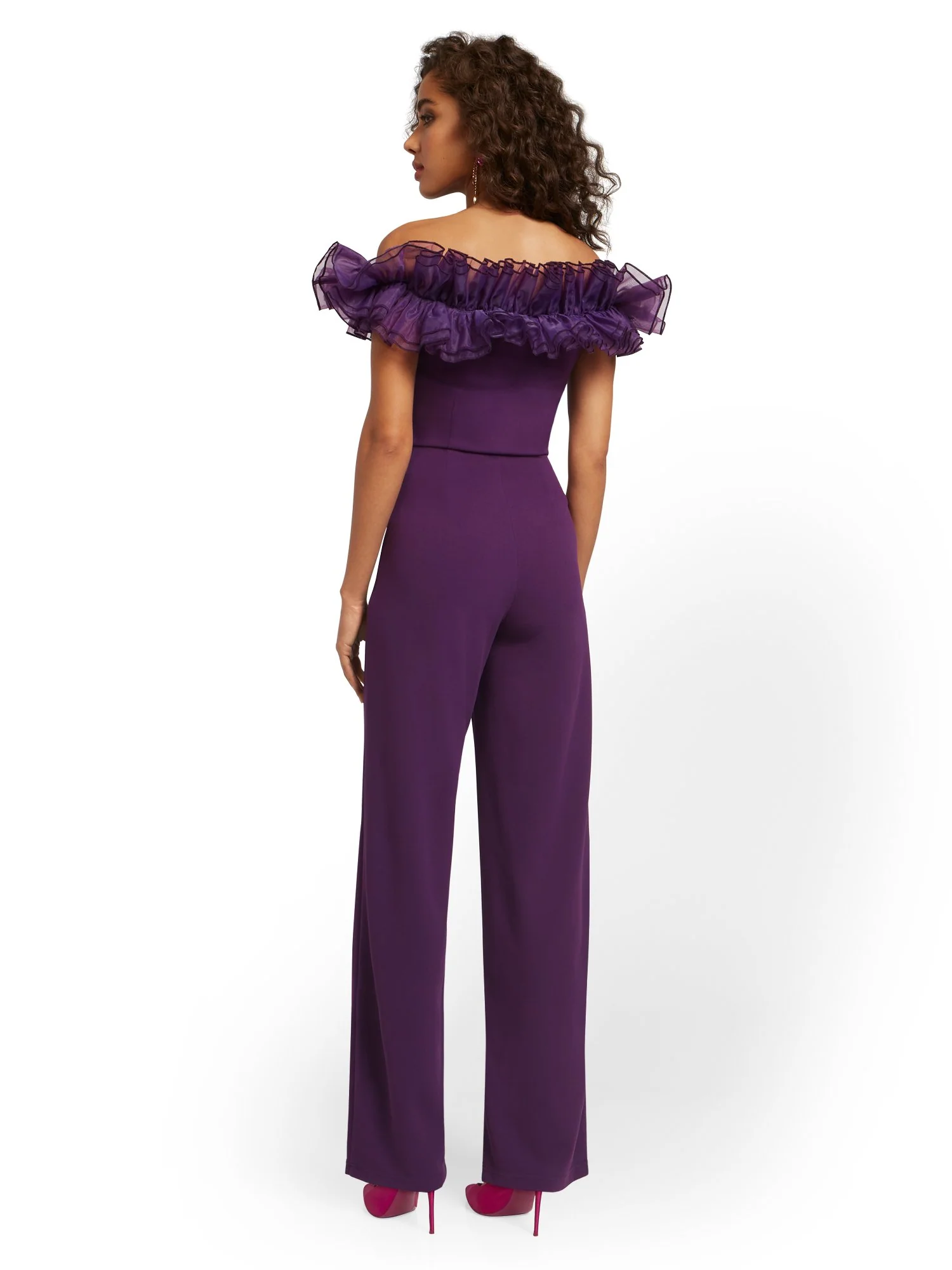 Organza Ruffle Top Jumpsuit - Image 2