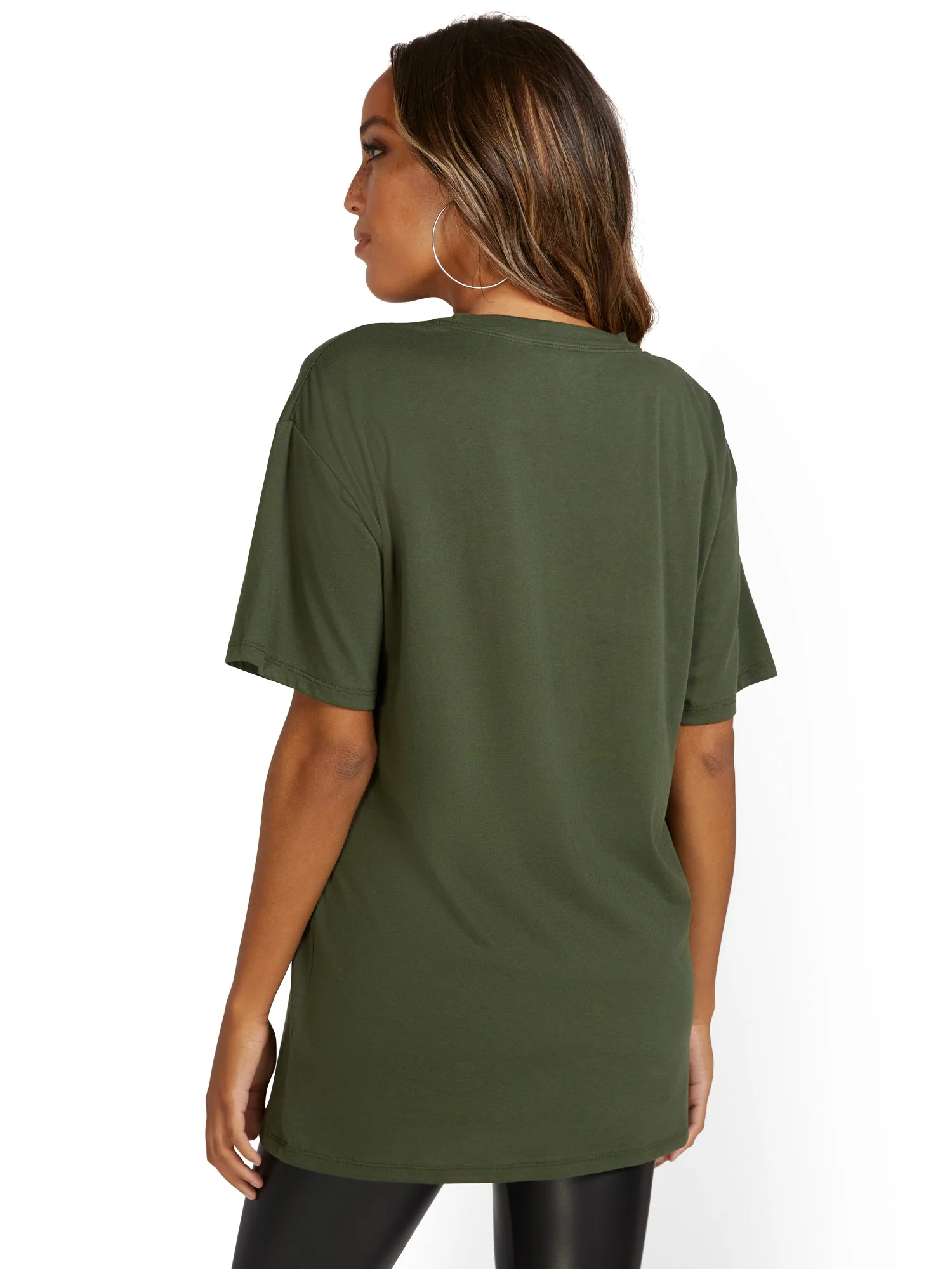 Overdressed Oversized Graphic Tee - Image 3