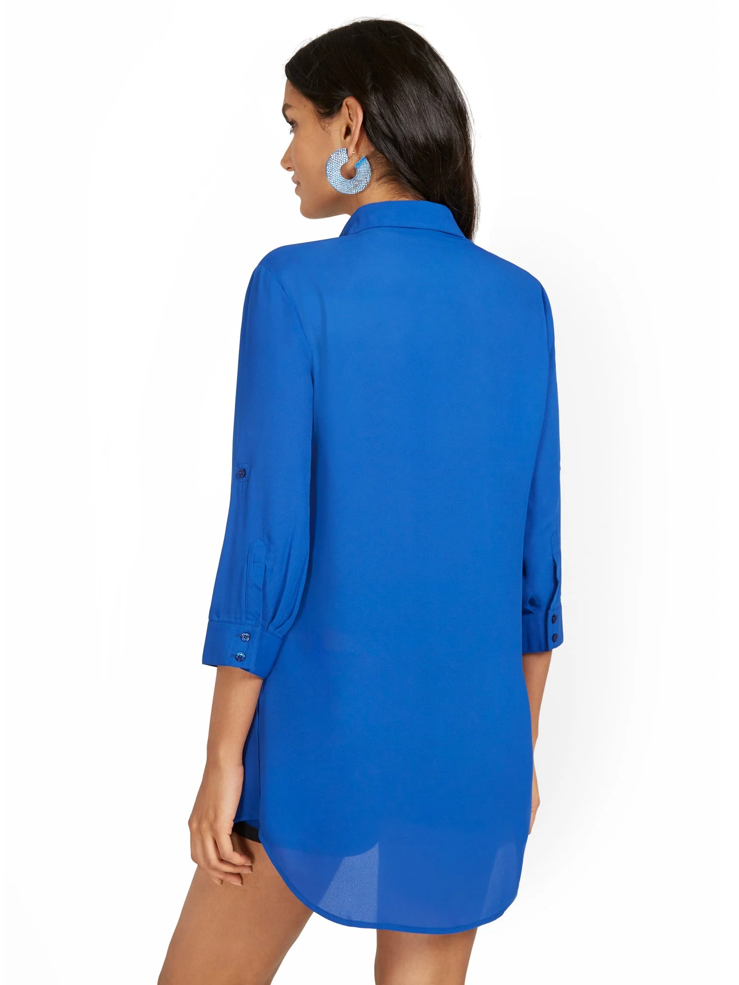 Oversized Button-Down Top - Image 12