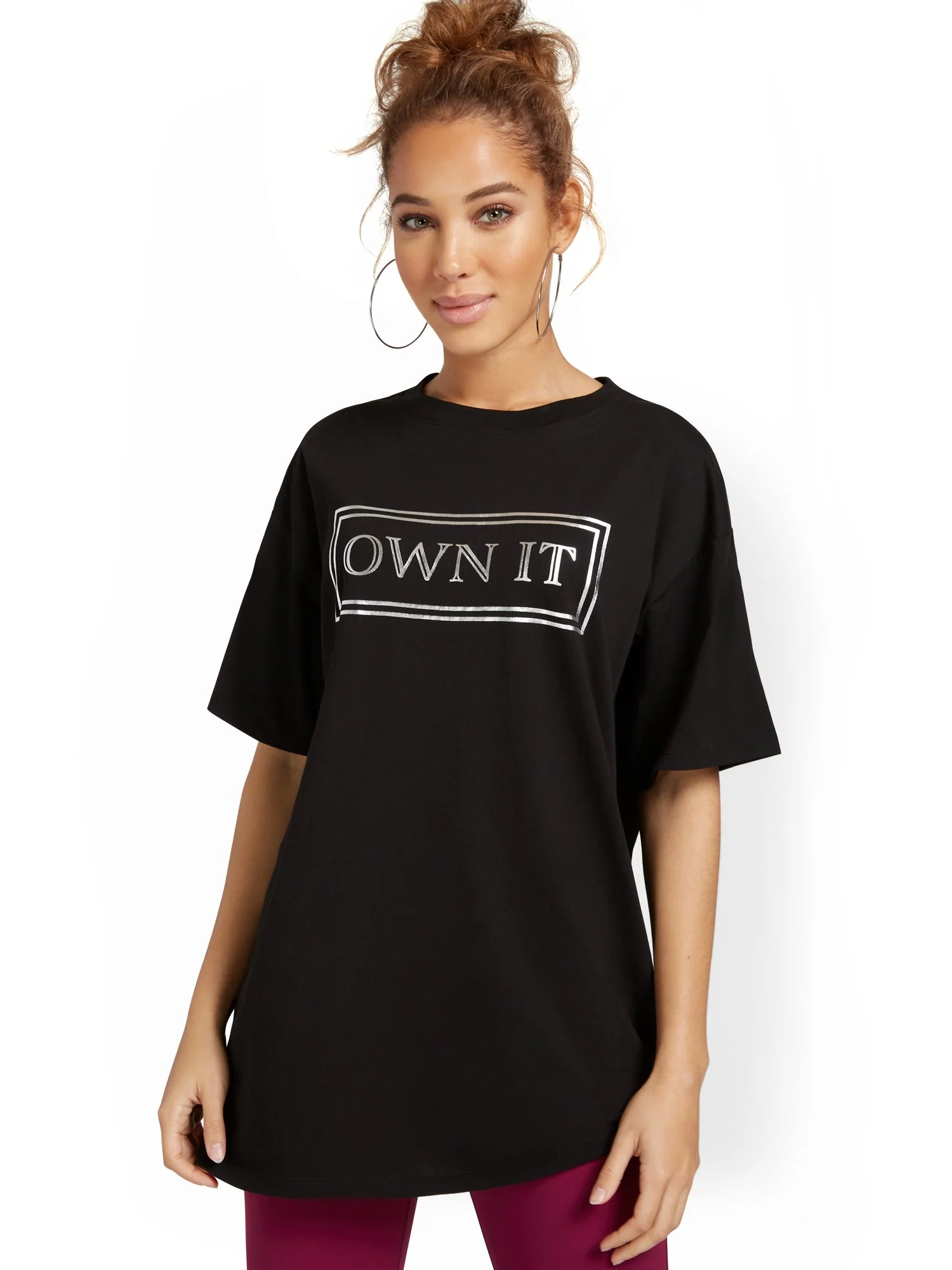 Own It Oversized Graphic Tee