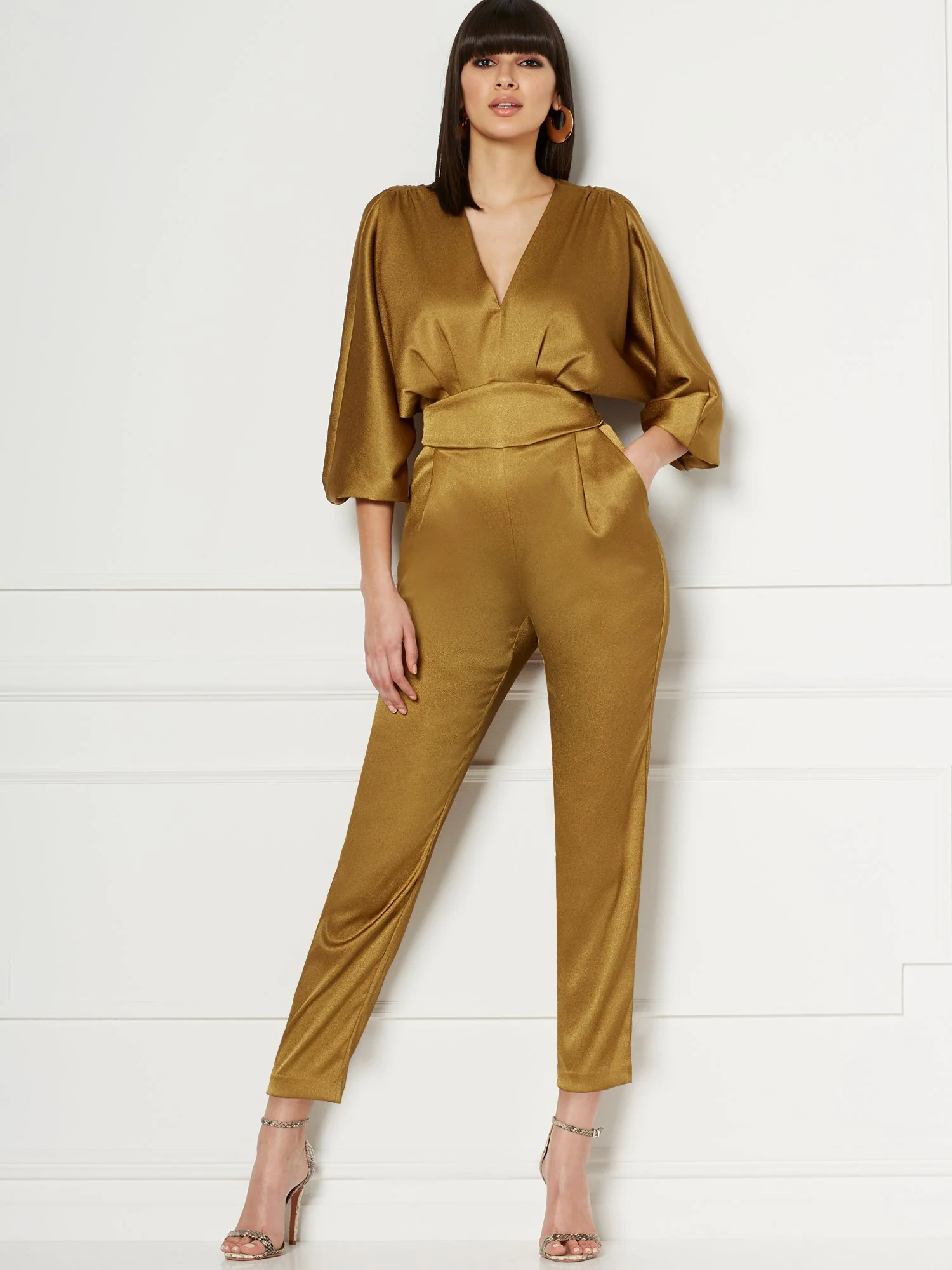Paris Satin Jumpsuit - Eva Mendes Collection - Image 2