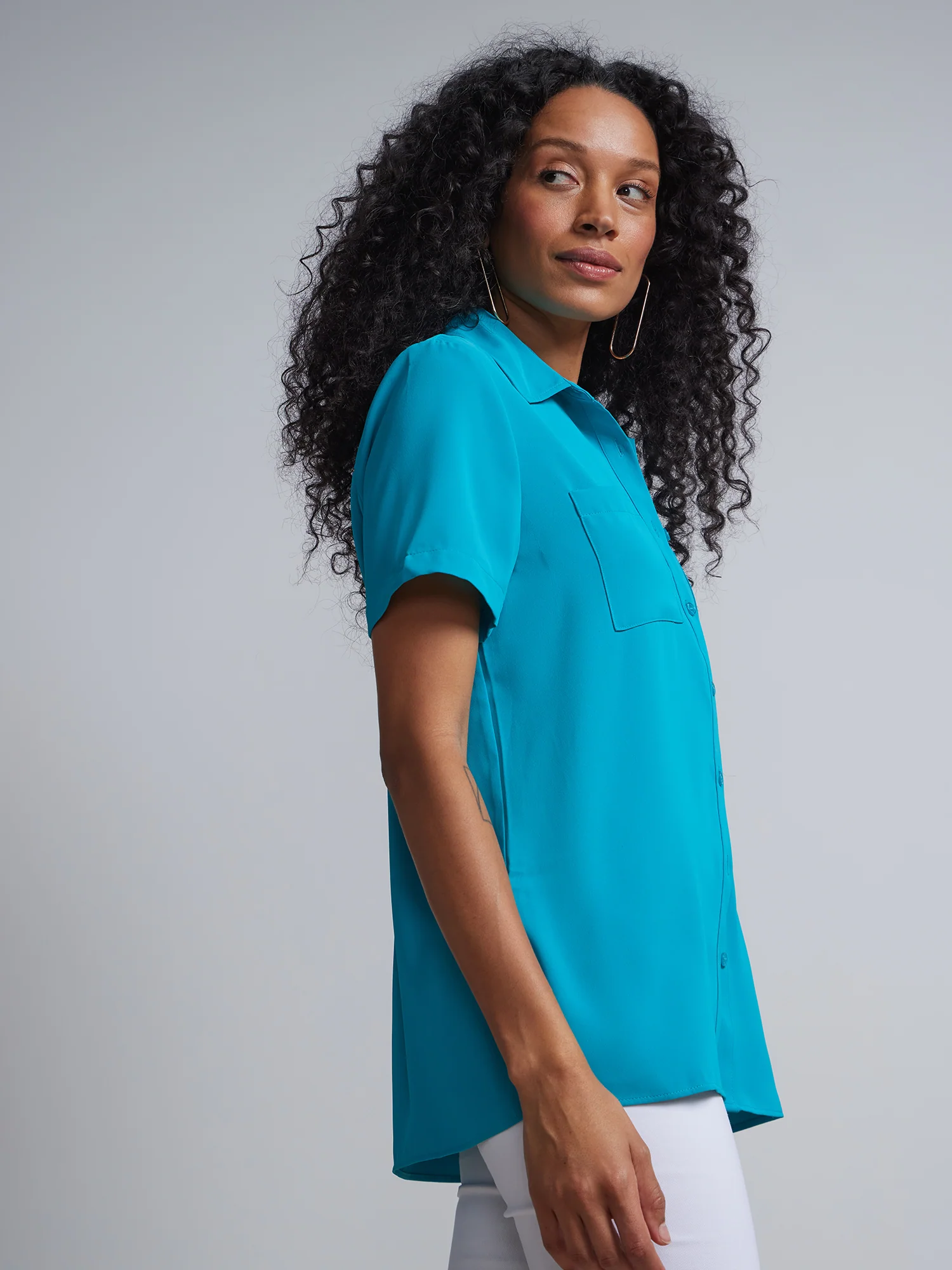 Patch-Pocket Button-Front Shirt - Image 6