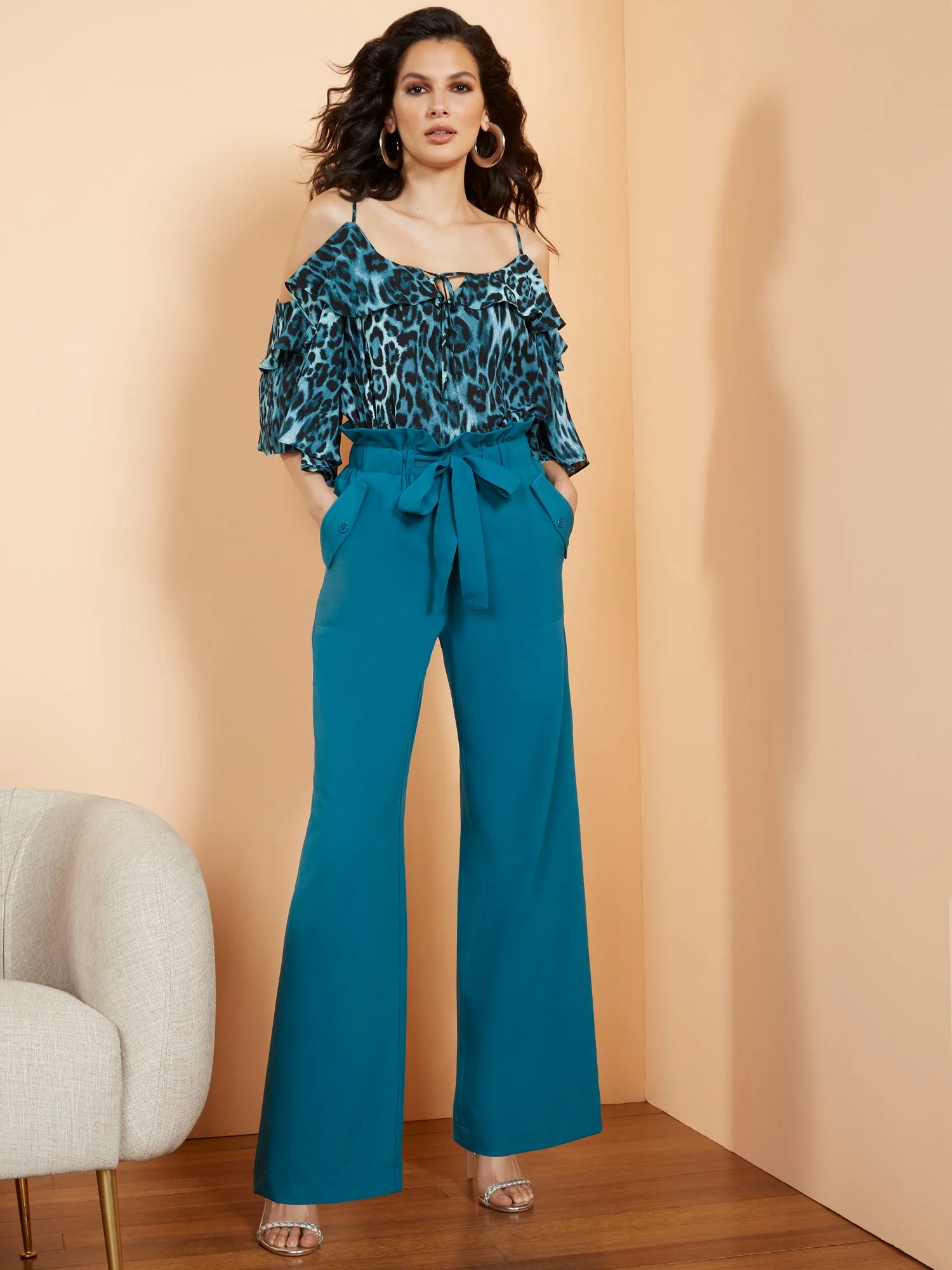 Patch Pocket Wide-Leg Pant - Image 7