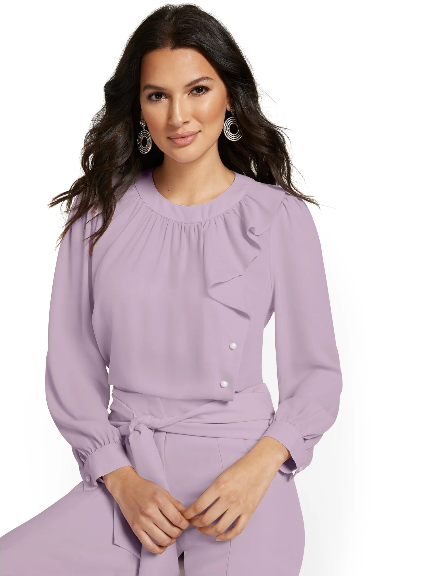 Pearl-Detail Blouse - Image 5