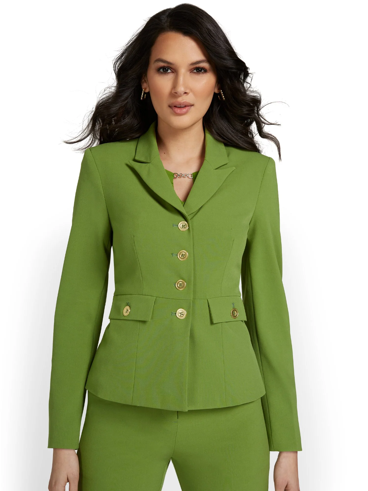 Peplum Tailored Jacket - Image 2