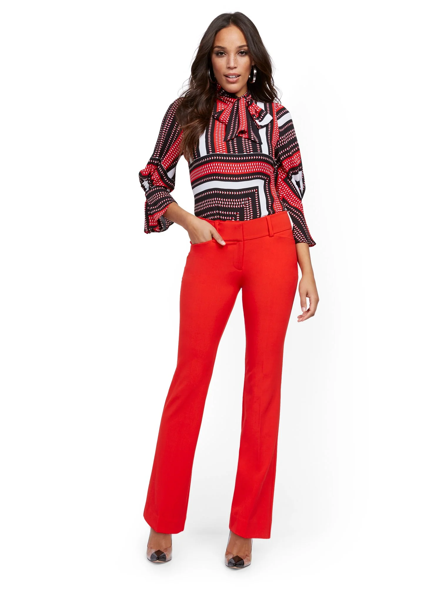 Petite Barely Bootcut Pant - Mid Rise - Essential Stretch - 7th Avenue - Image 32