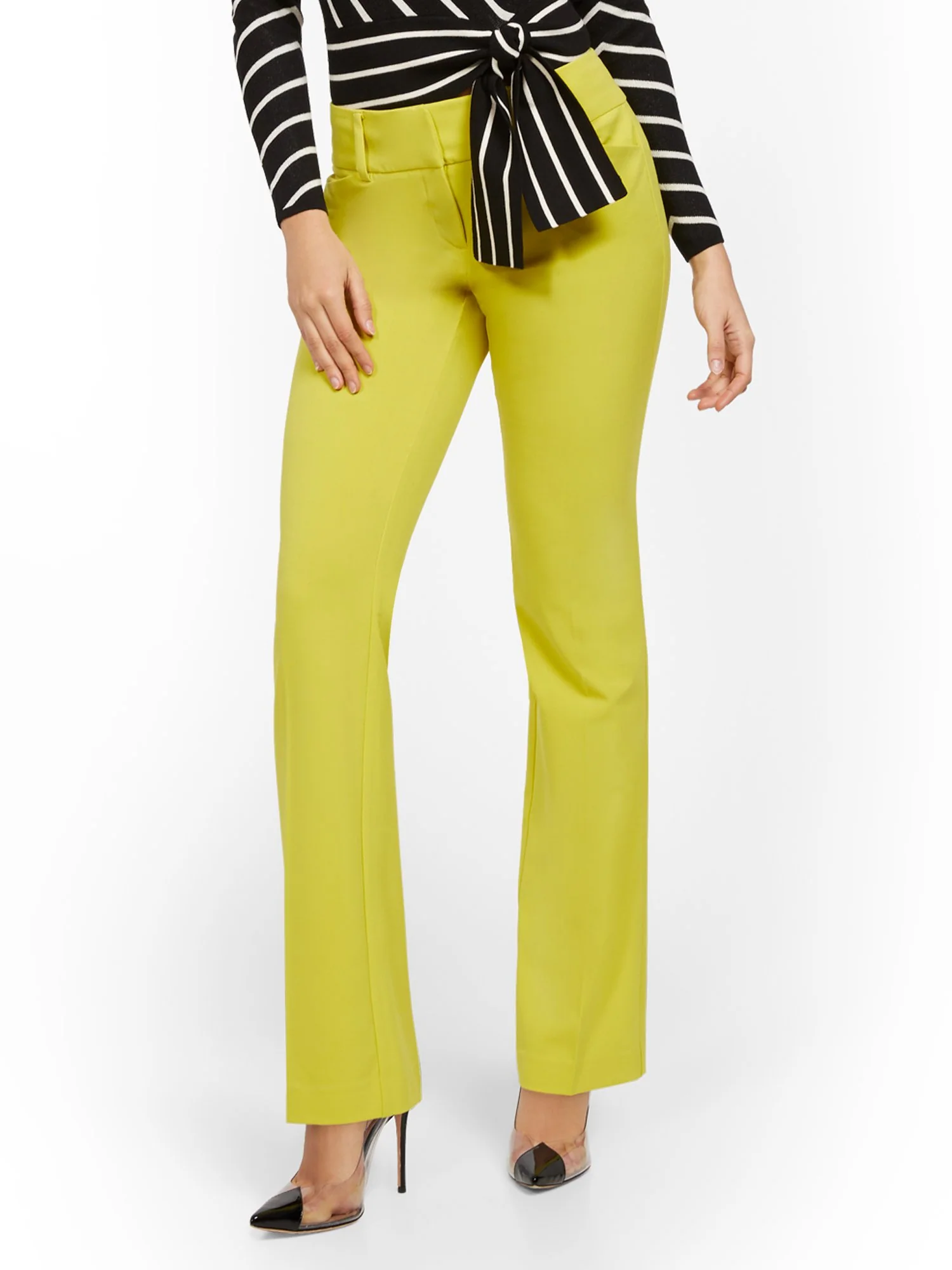 Petite Barely Bootcut Pant - Mid Rise - Essential Stretch - 7th Avenue - Image 35