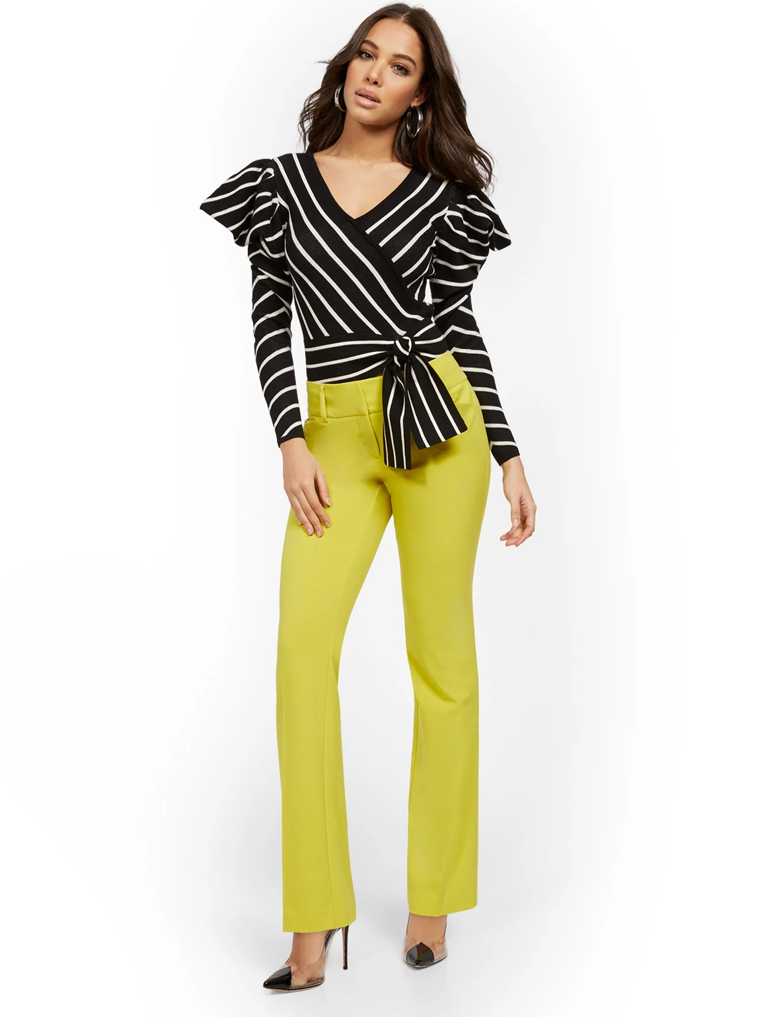 Petite Barely Bootcut Pant - Mid Rise - Essential Stretch - 7th Avenue - Image 36