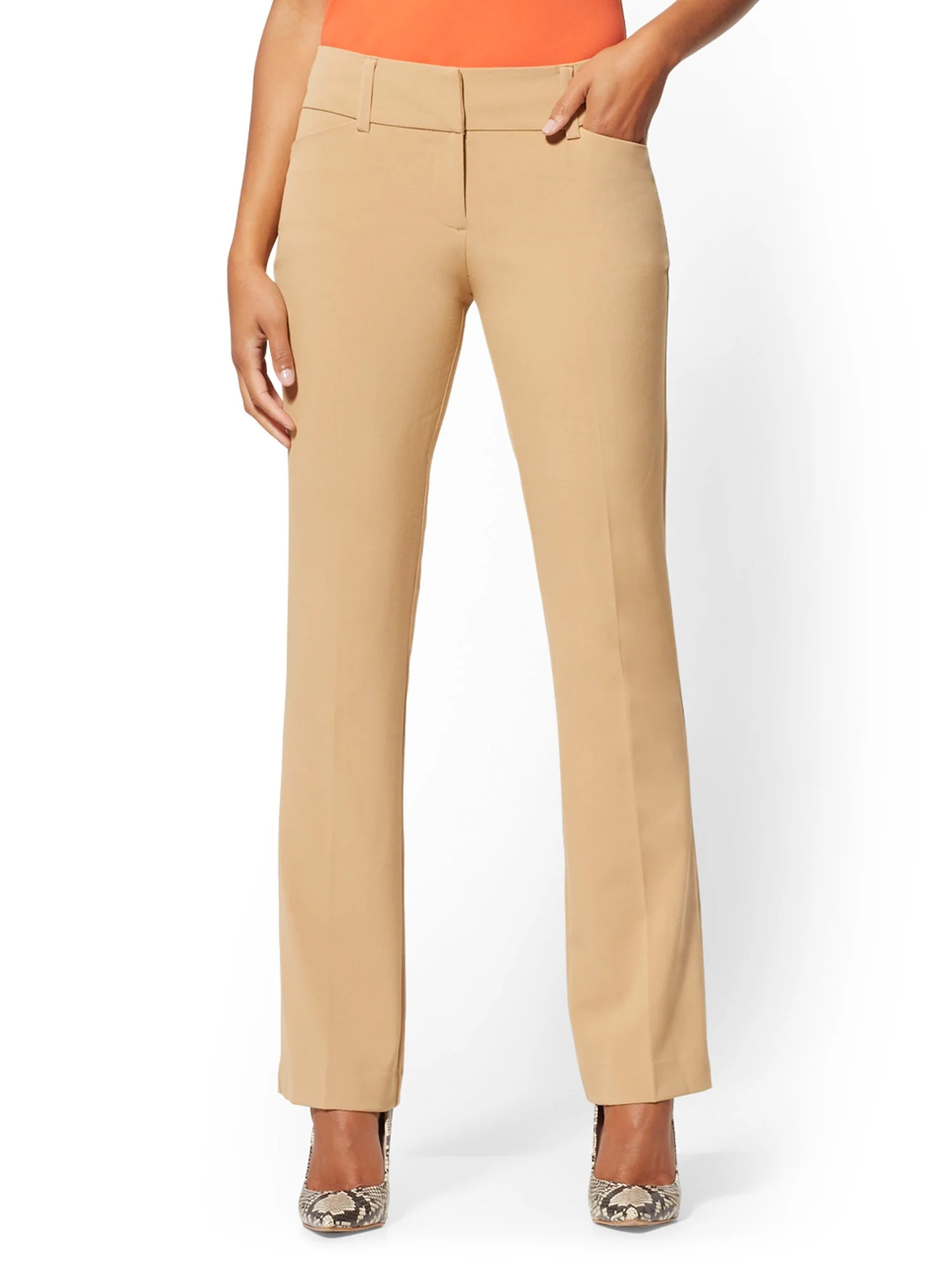 Petite Barely Bootcut Pant - Mid Rise - Essential Stretch - 7th Avenue - Image 39