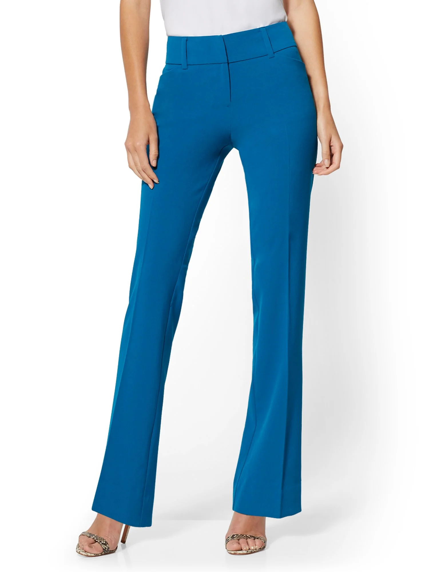 Petite Barely Bootcut Pant - Mid Rise - Essential Stretch - 7th Avenue - Image 7