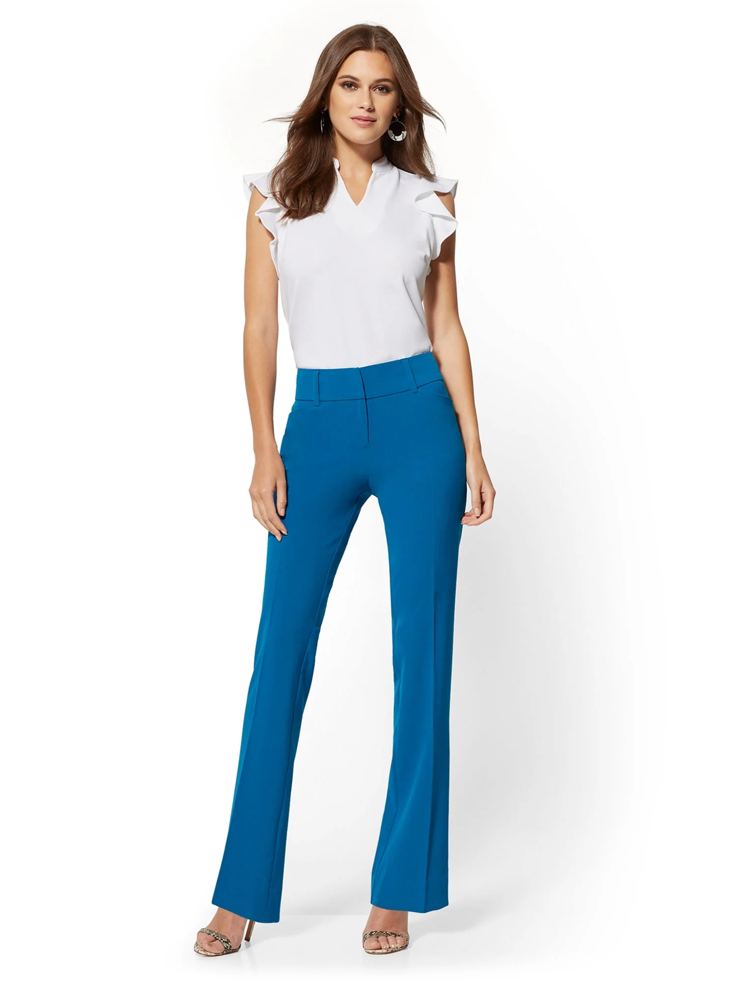 Petite Barely Bootcut Pant - Mid Rise - Essential Stretch - 7th Avenue - Image 8