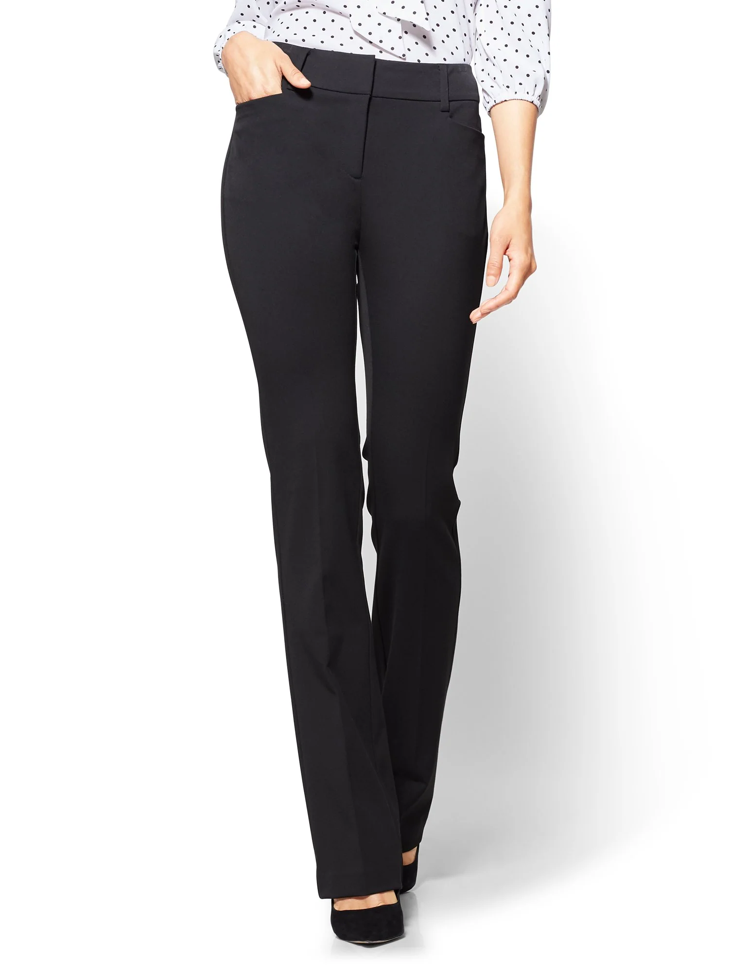 Petite Bootcut Pant - Mid Rise - SuperStretch - 7th Avenue - Image 2