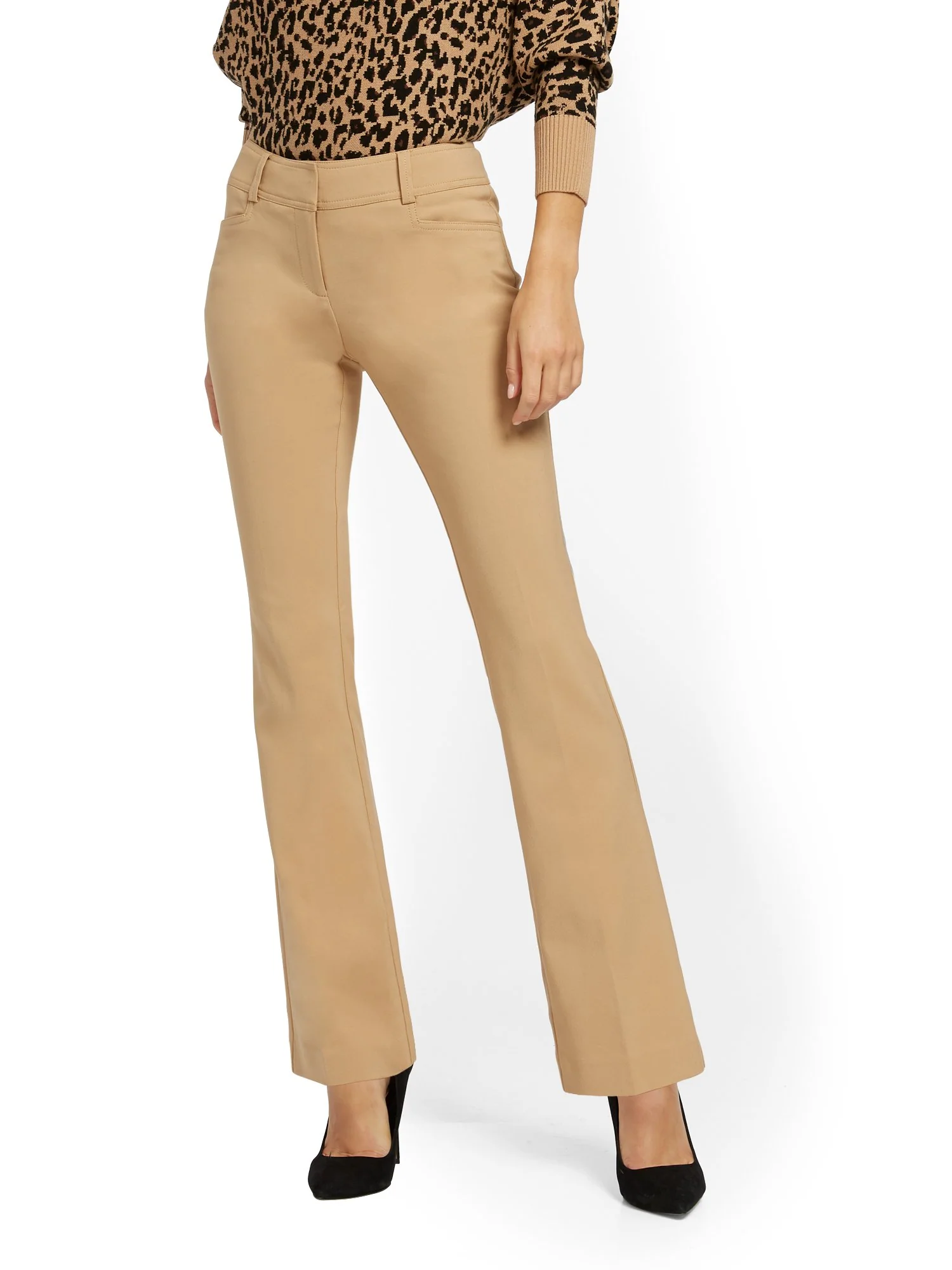 Petite Bootcut Pant - Signature - All-Season Stretch - 7th Avenue - Image 18