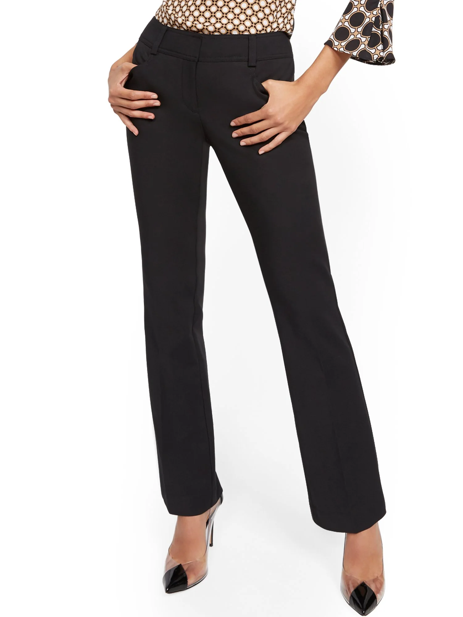 Petite Bootcut Pant - Signature - All-Season Stretch - 7th Avenue - Image 2