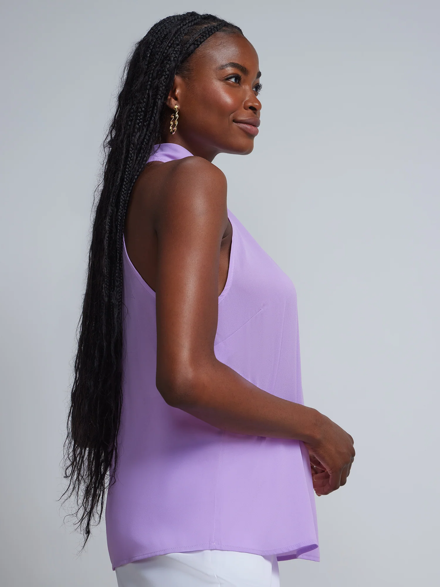 Petite Bow-Neck Halterneck Blouse - Image 17