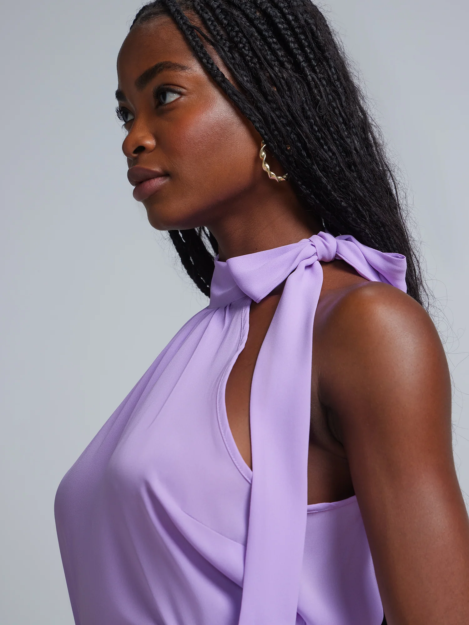 Petite Bow-Neck Halterneck Blouse - Image 19