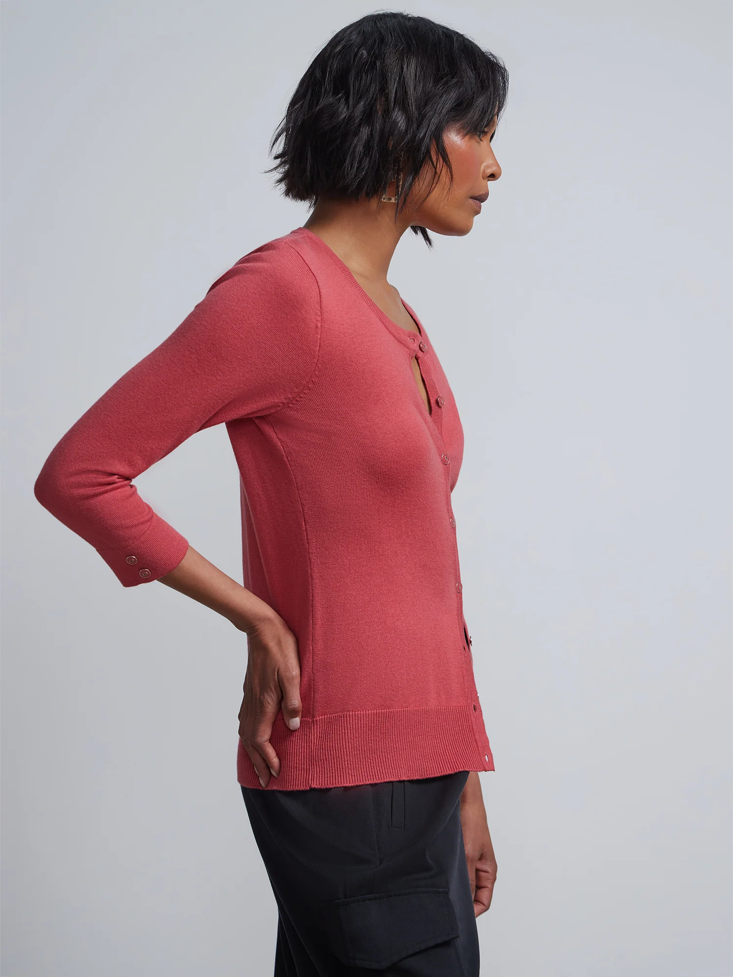 Petite Chelsea Crewneck Cardigan - Image 26