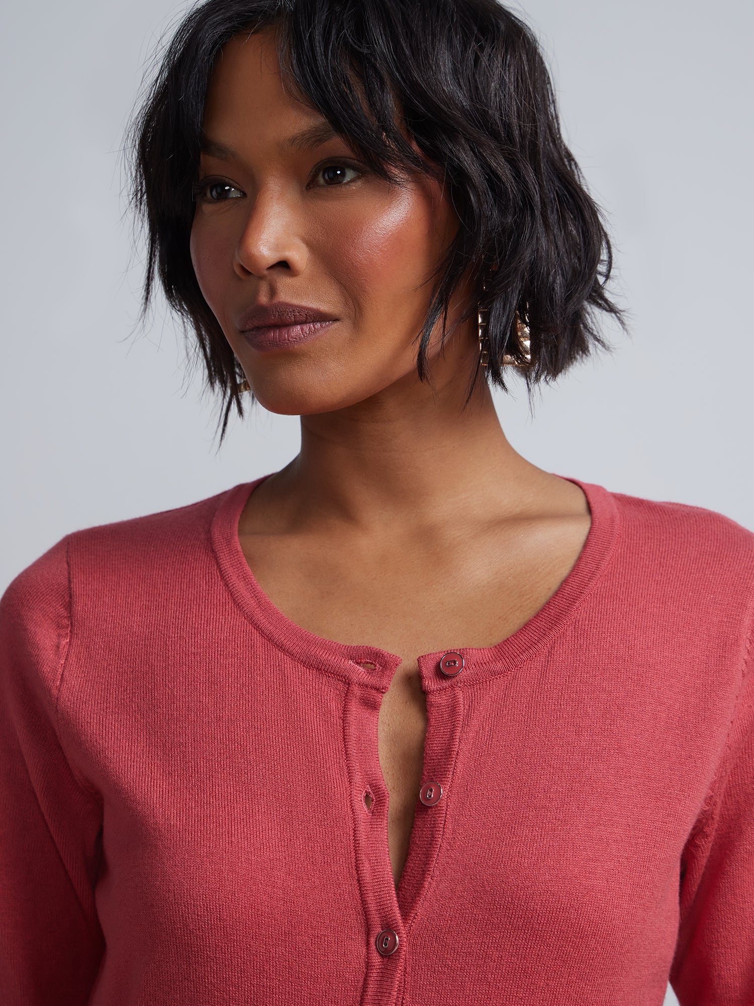 Petite Chelsea Crewneck Cardigan - Image 28