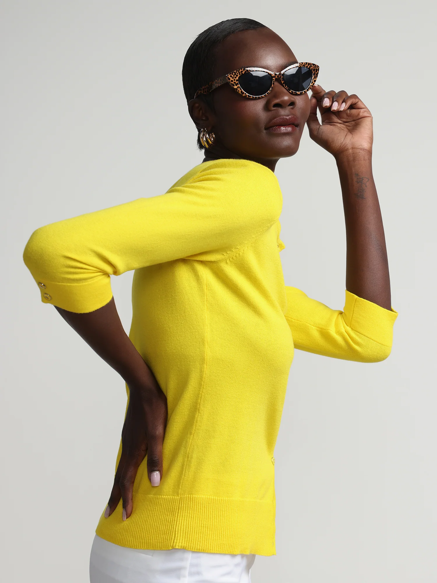 Petite Chelsea Crewneck Cardigan - Image 31