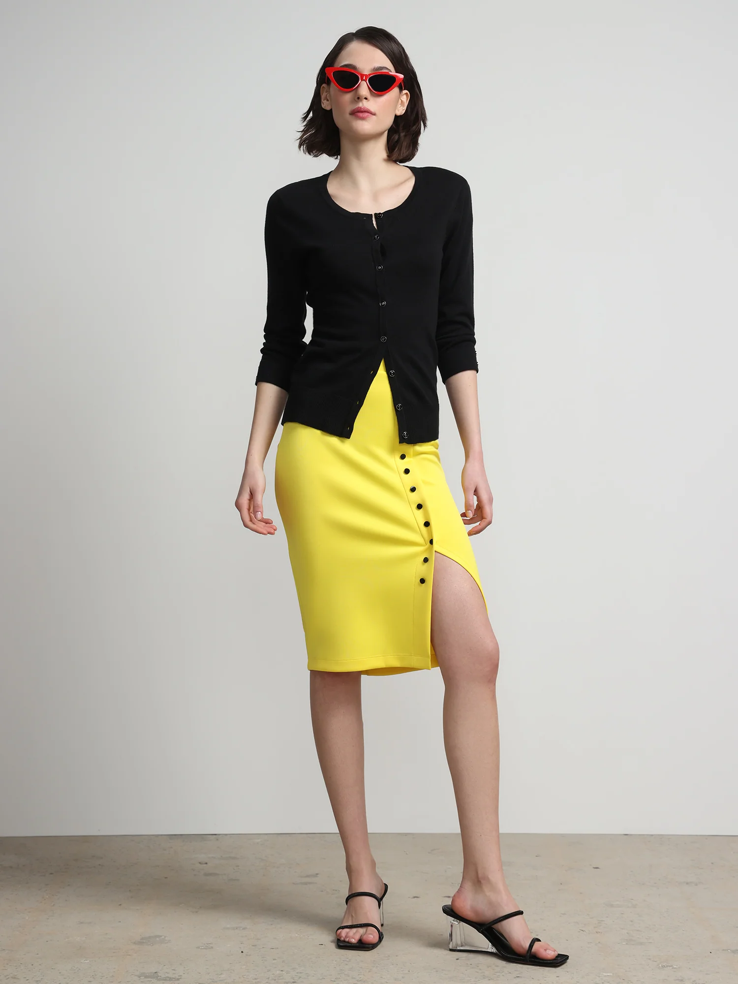 Petite Chelsea Crewneck Cardigan - Image 4