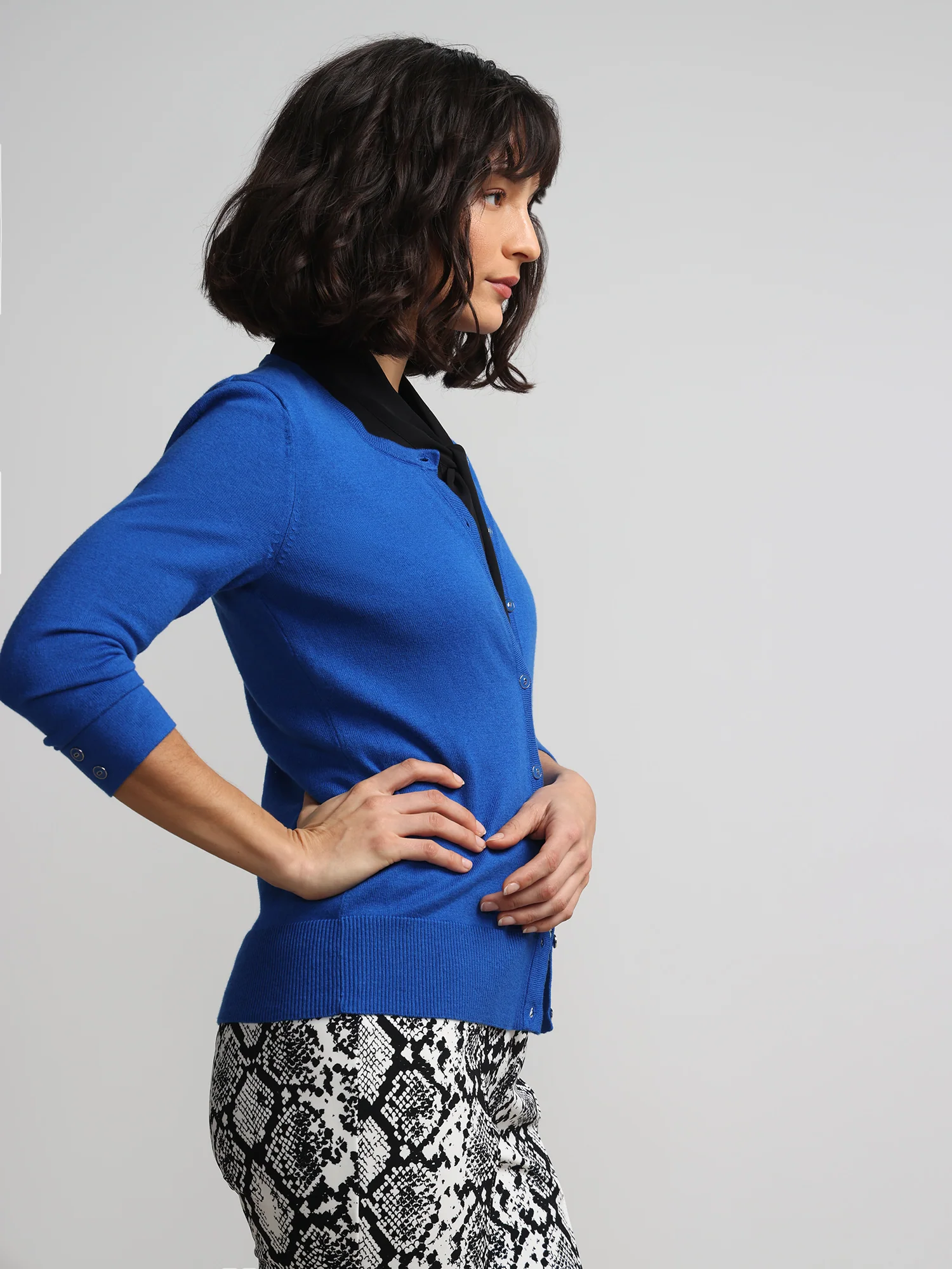 Petite Chelsea Crewneck Cardigan - Image 40