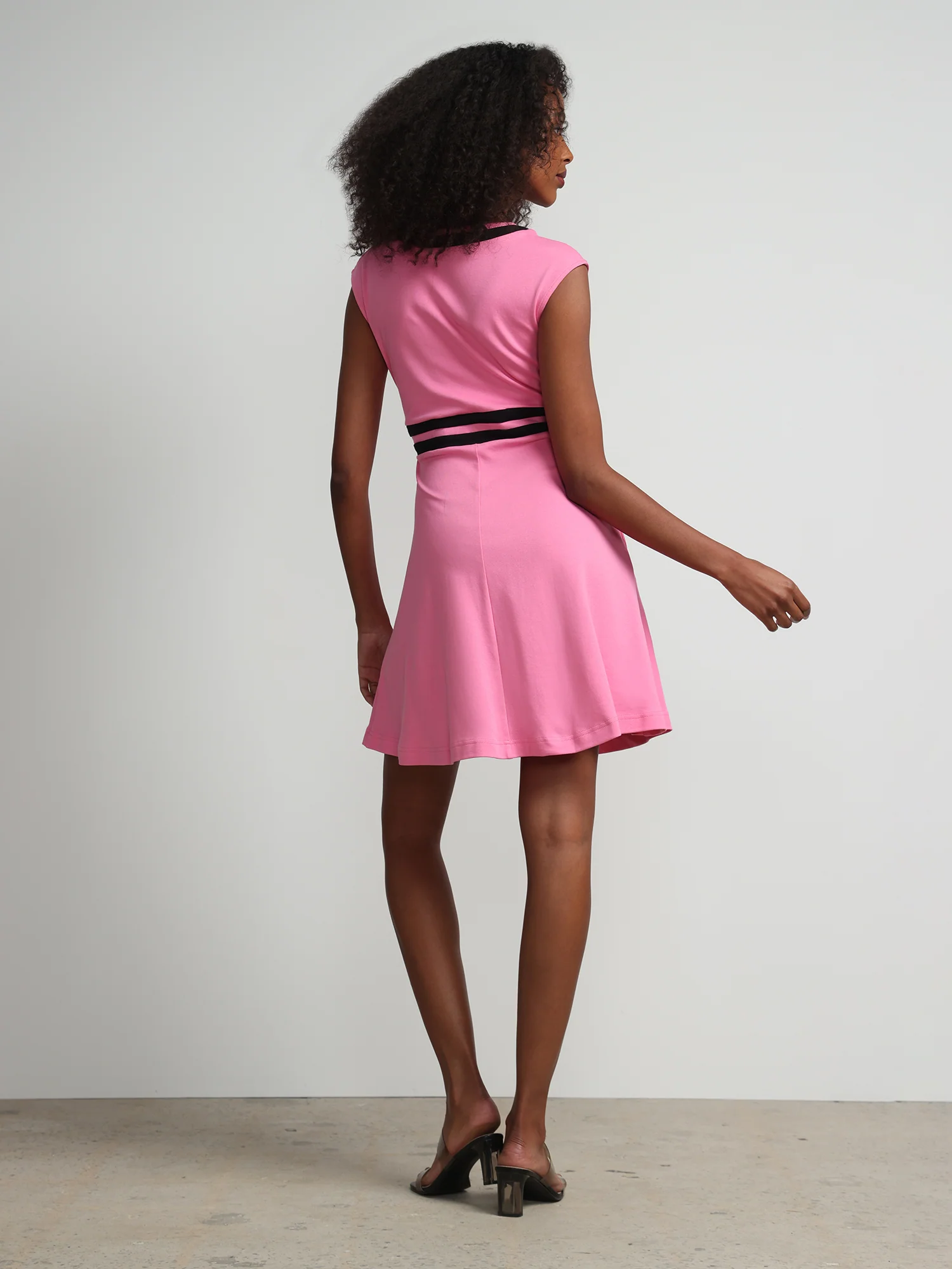 Petite Colorblock Accent Wrap Dress - City Knits - Image 17