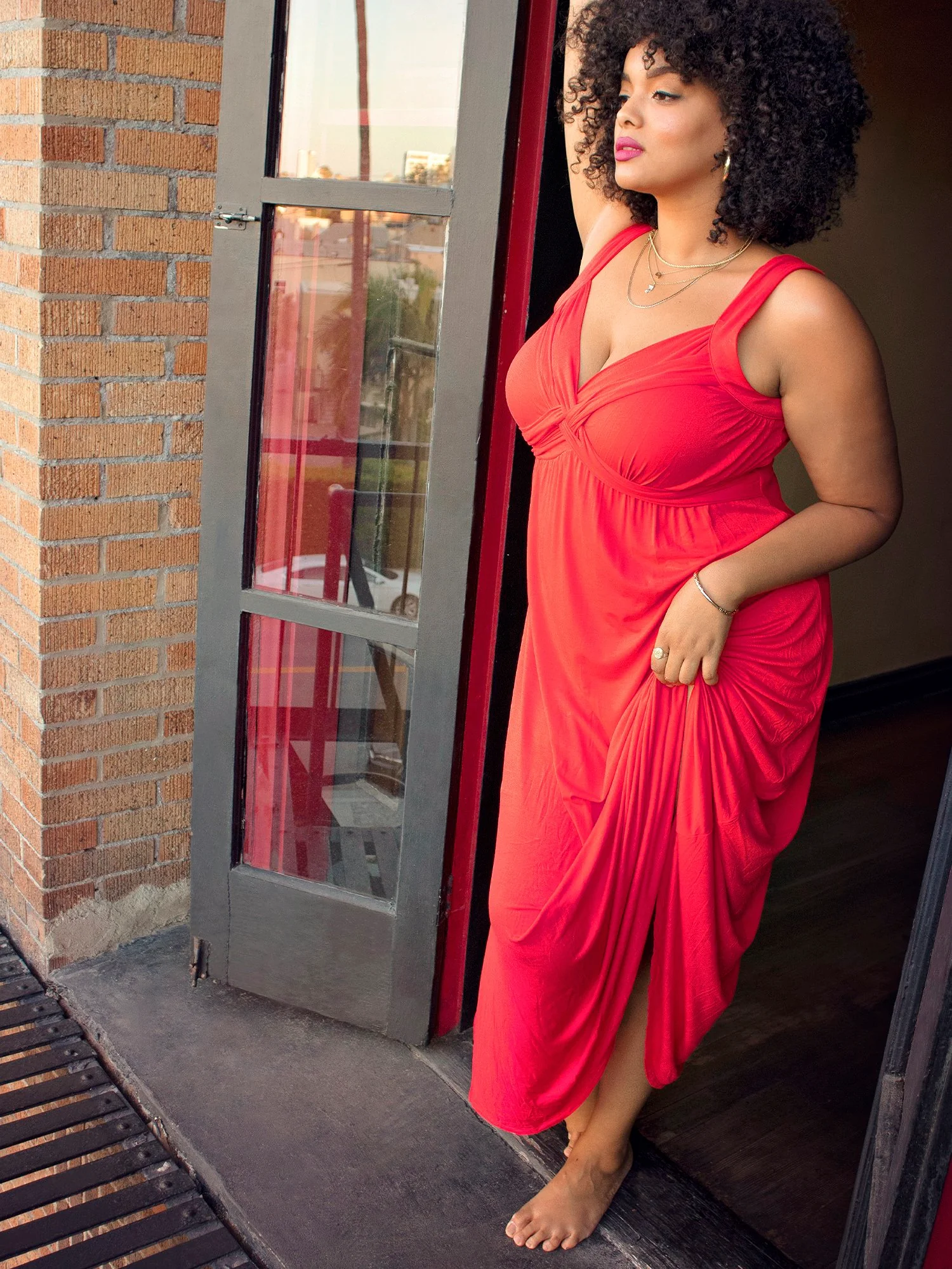 Petite Goddess Maxi Dress - Image 17