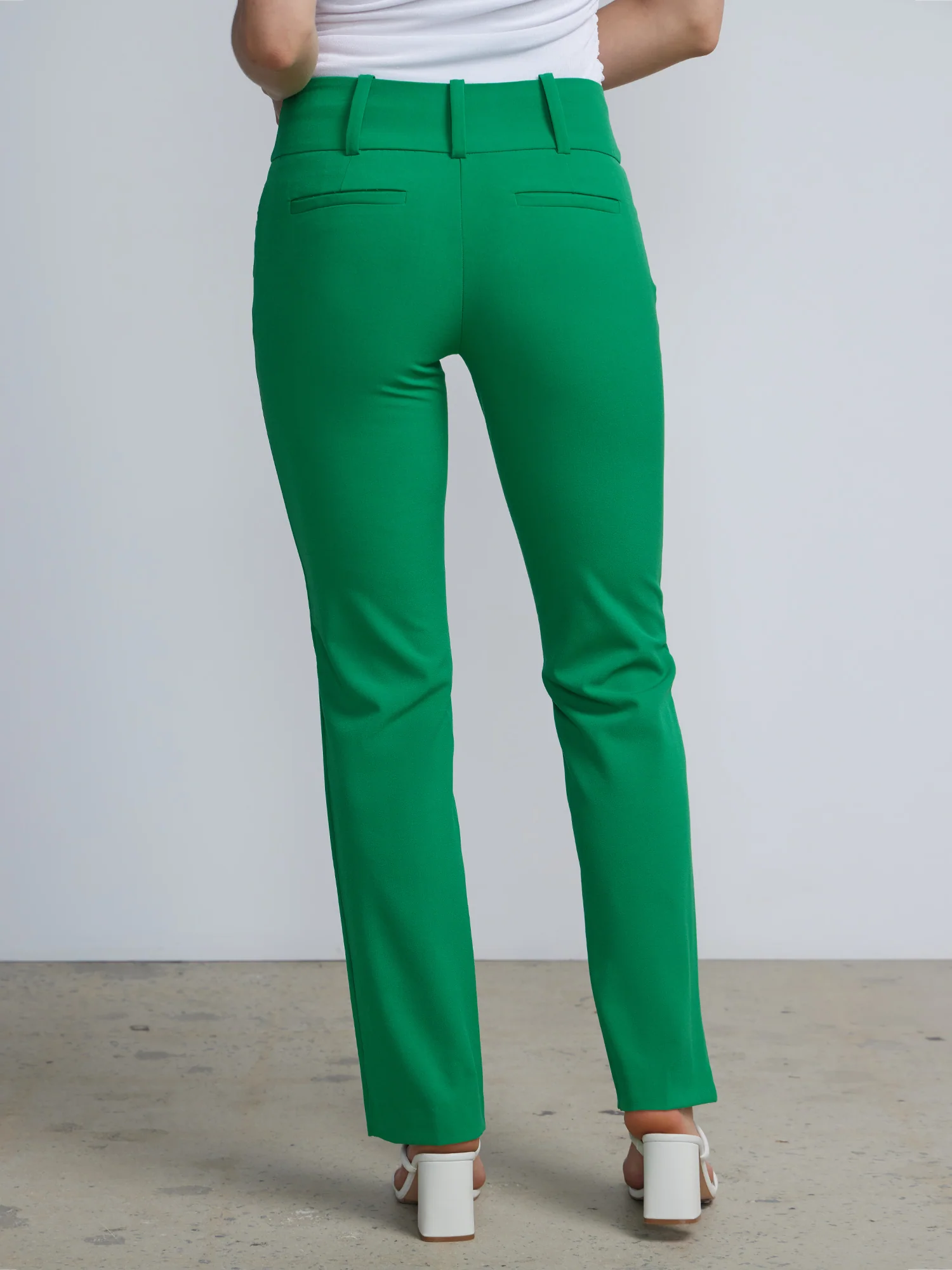 Petite High-Waisted Modern-Fit Straight-Leg Pant - Essential Stretch - Image 14