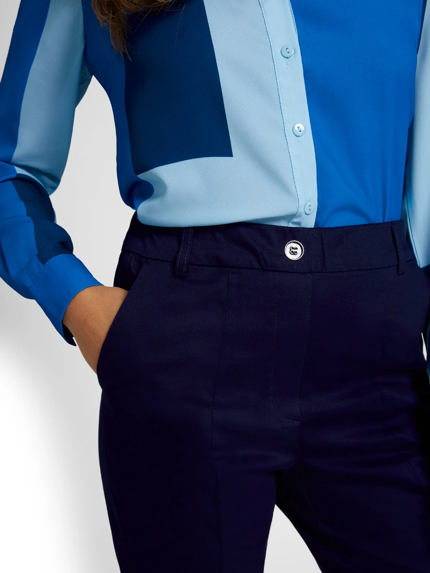 Petite High-Waisted Straight-Leg Pant - NY&Chic Collection - Image 8