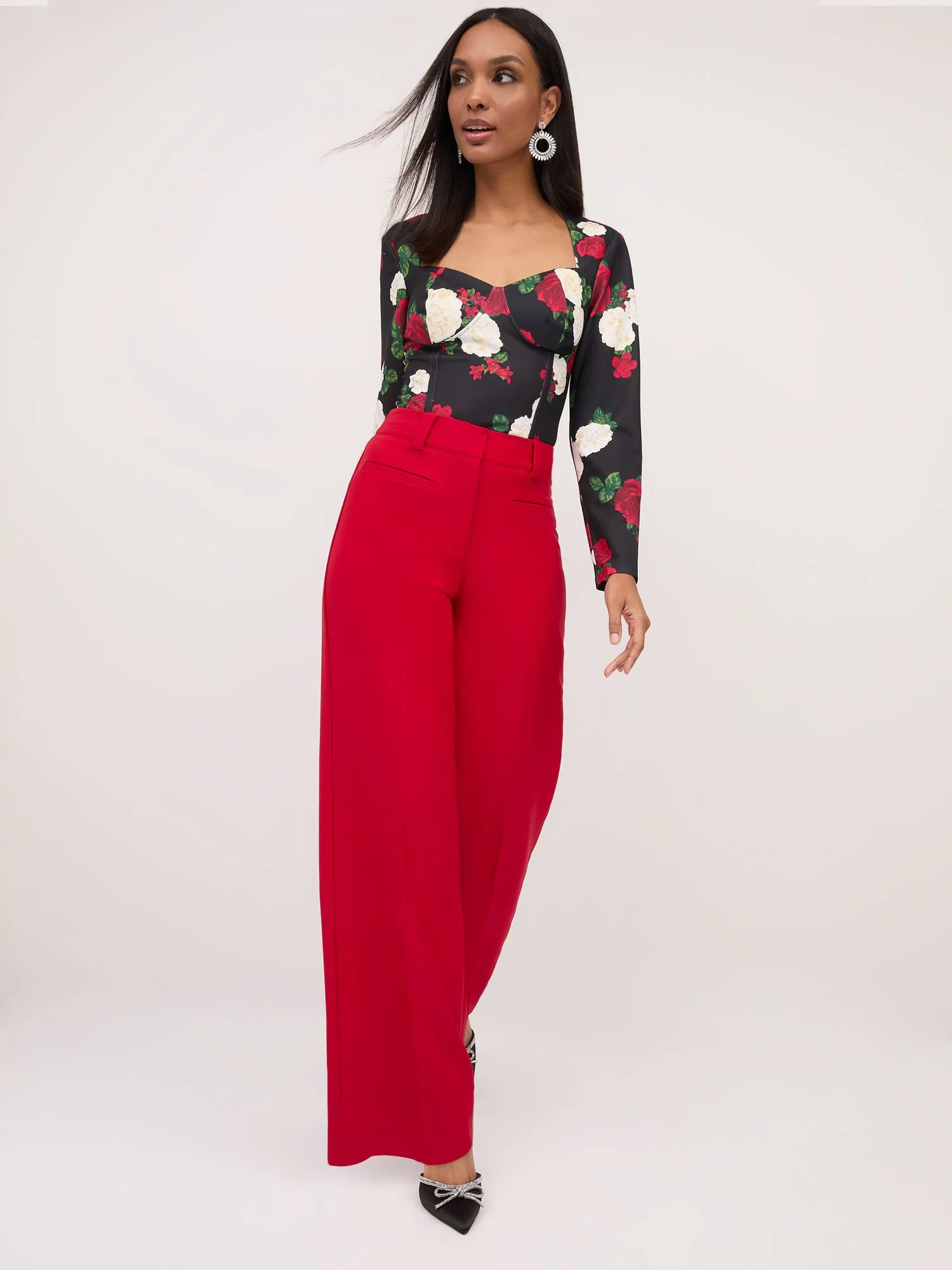 Petite High-Waisted Wide-Leg Pant - Premium Stretch - Image 12